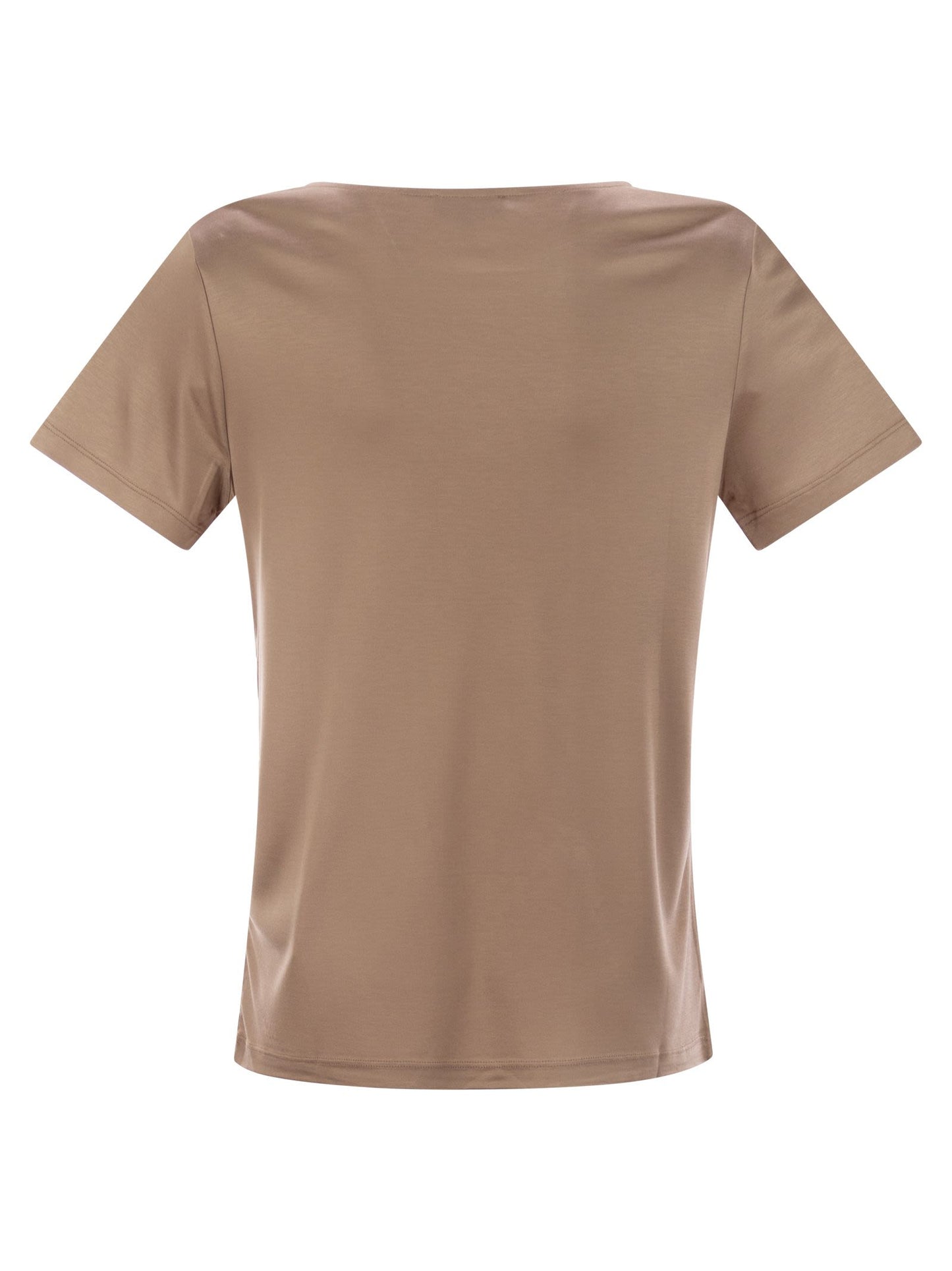 Fay Women Jersey T-Shirt With Boat Neckline FAY