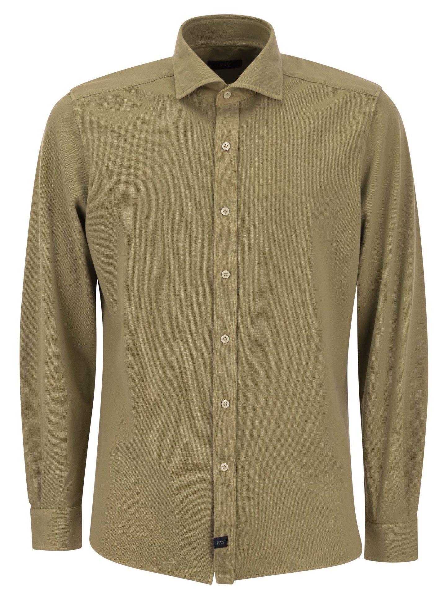 Fay Men Cotton French Collar Shirt FAY