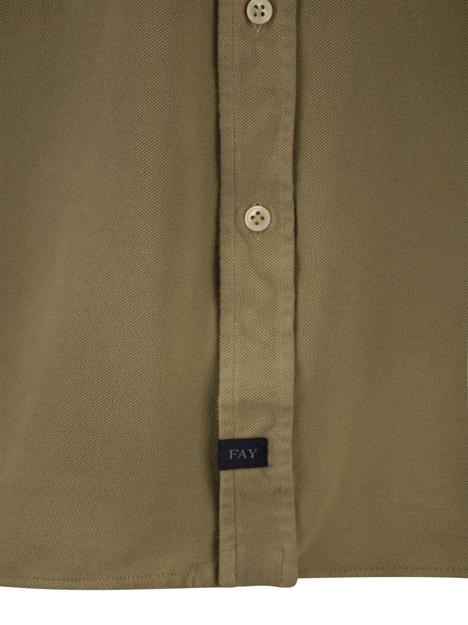 Fay Men Cotton French Collar Shirt FAY