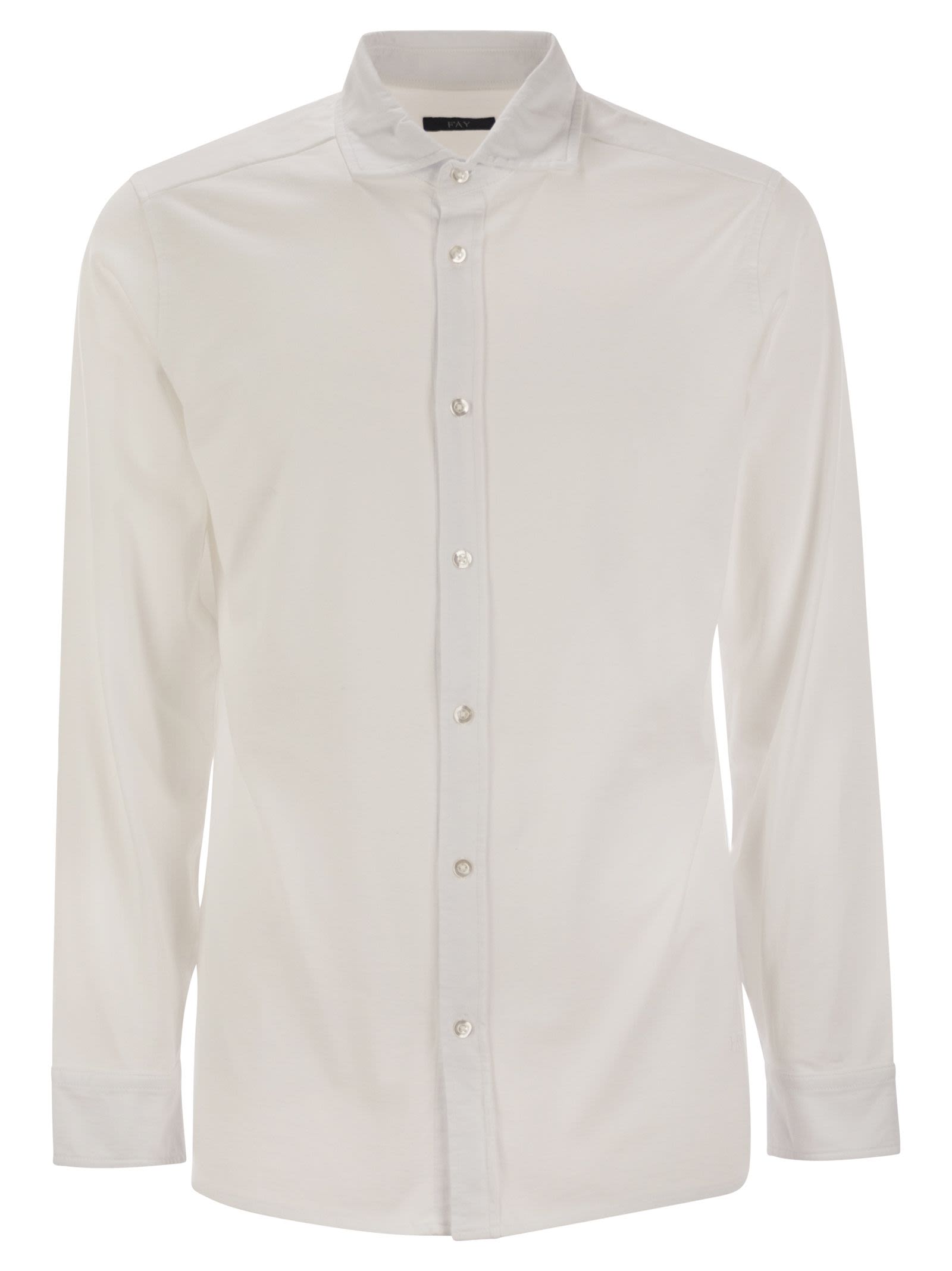 Fay Men Cotton Jersey Shirt FAY