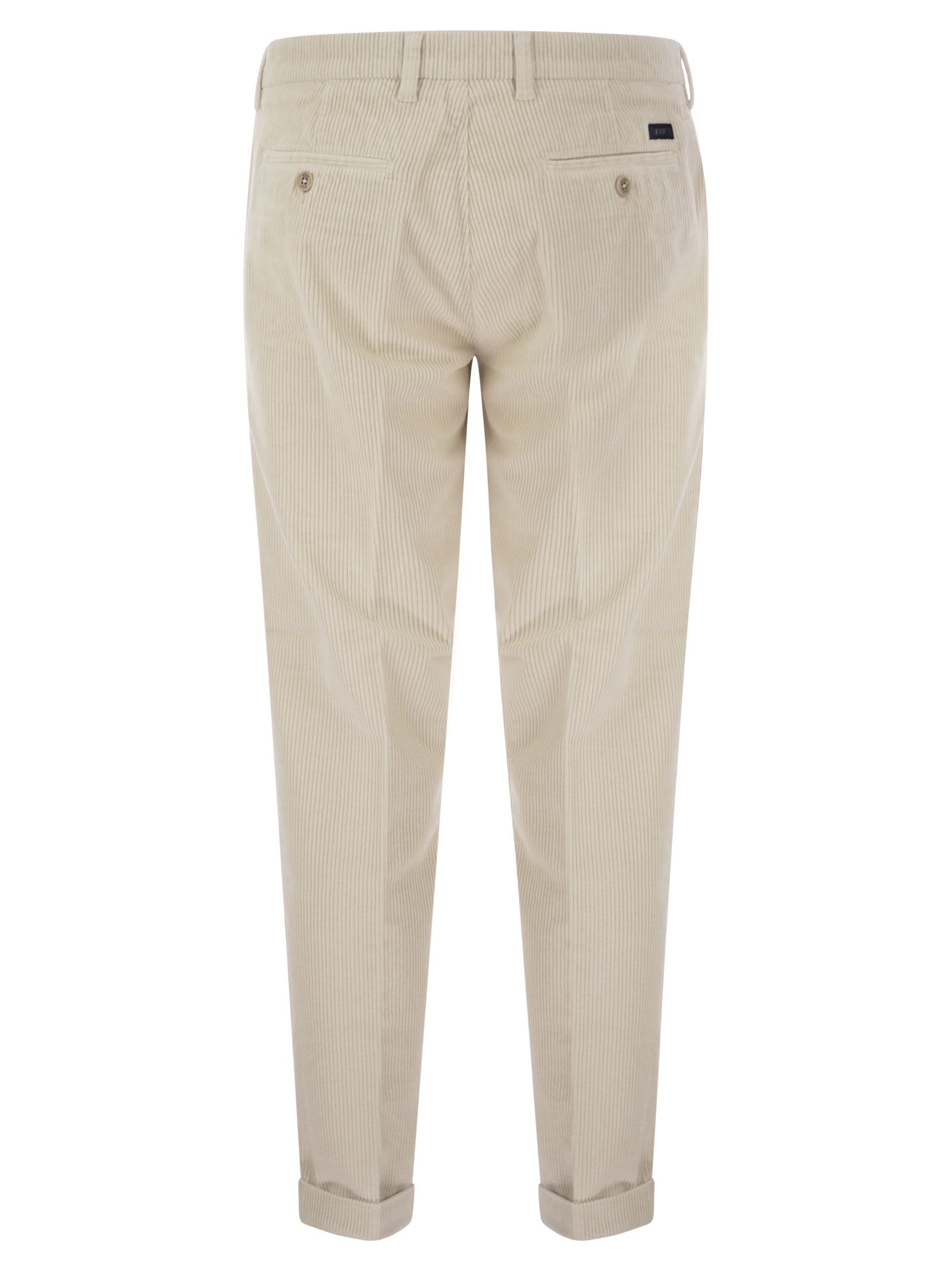 Fay Men Slim Corduroy Trousers FAY