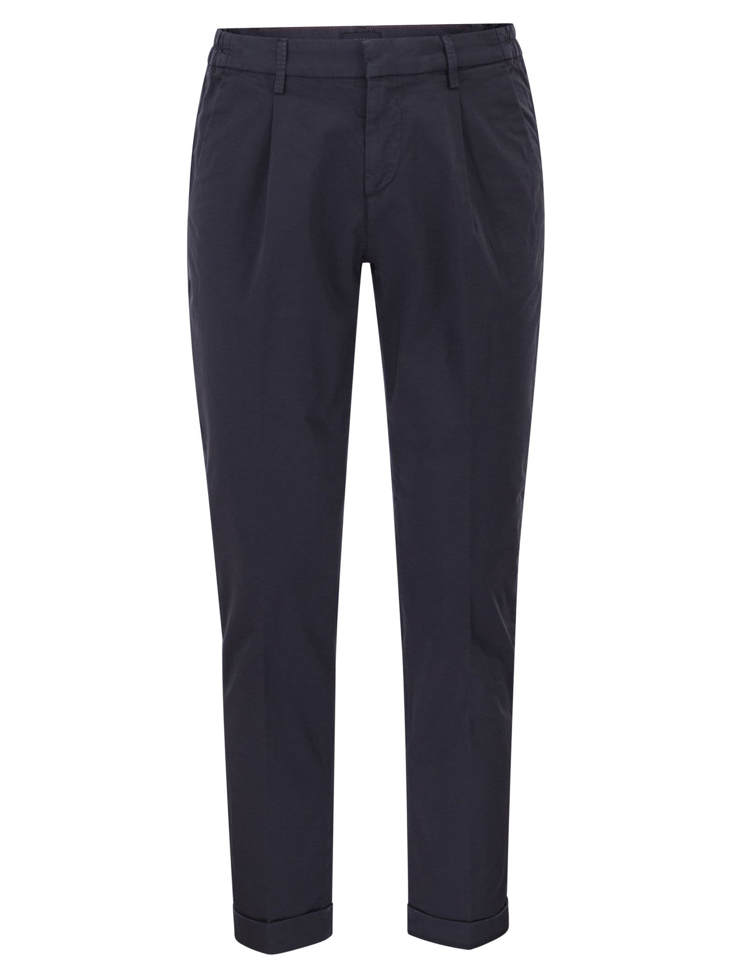Fay Men Slim Fit Trousers In Stretch Gabardine FAY