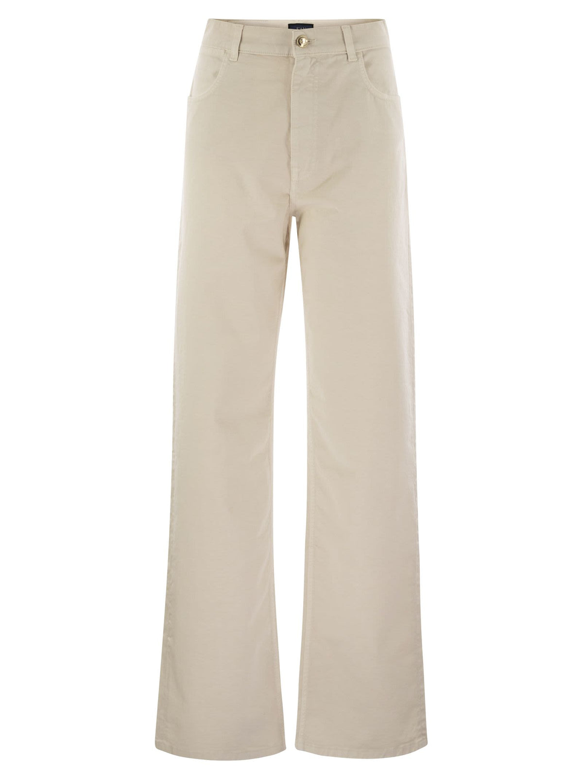 Fay Women 5-Pocket Trousers In Stretch Cotton Drill FAY