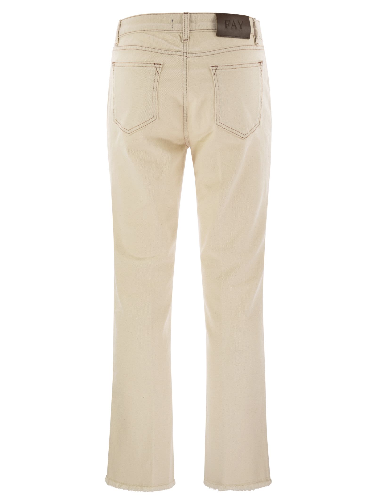Fay Women Denim 5-Pocket Trousers FAY