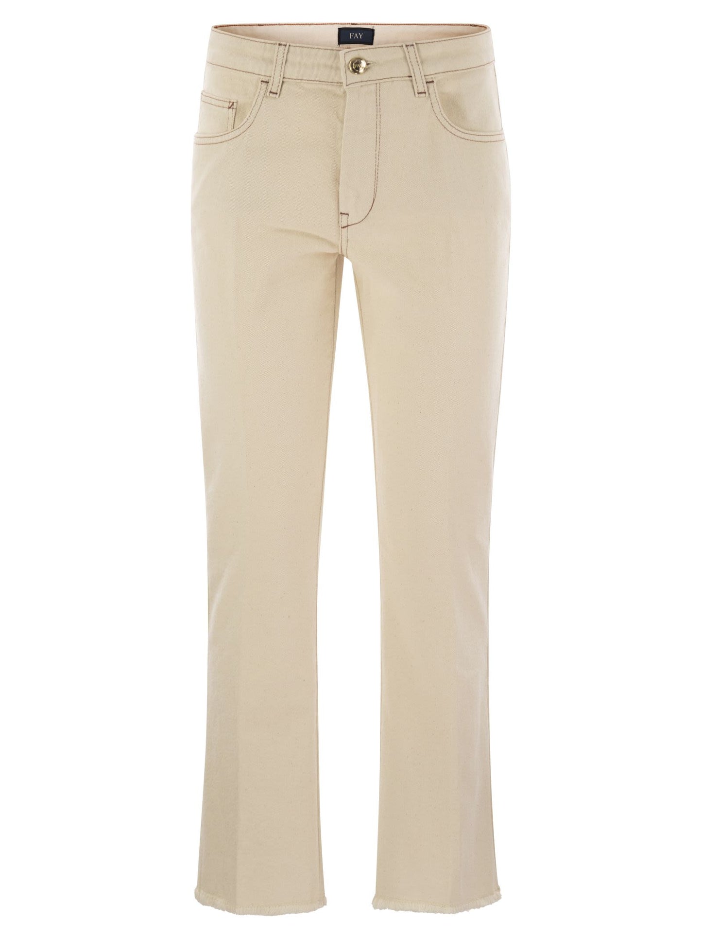 Fay Women Denim 5-Pocket Trousers FAY