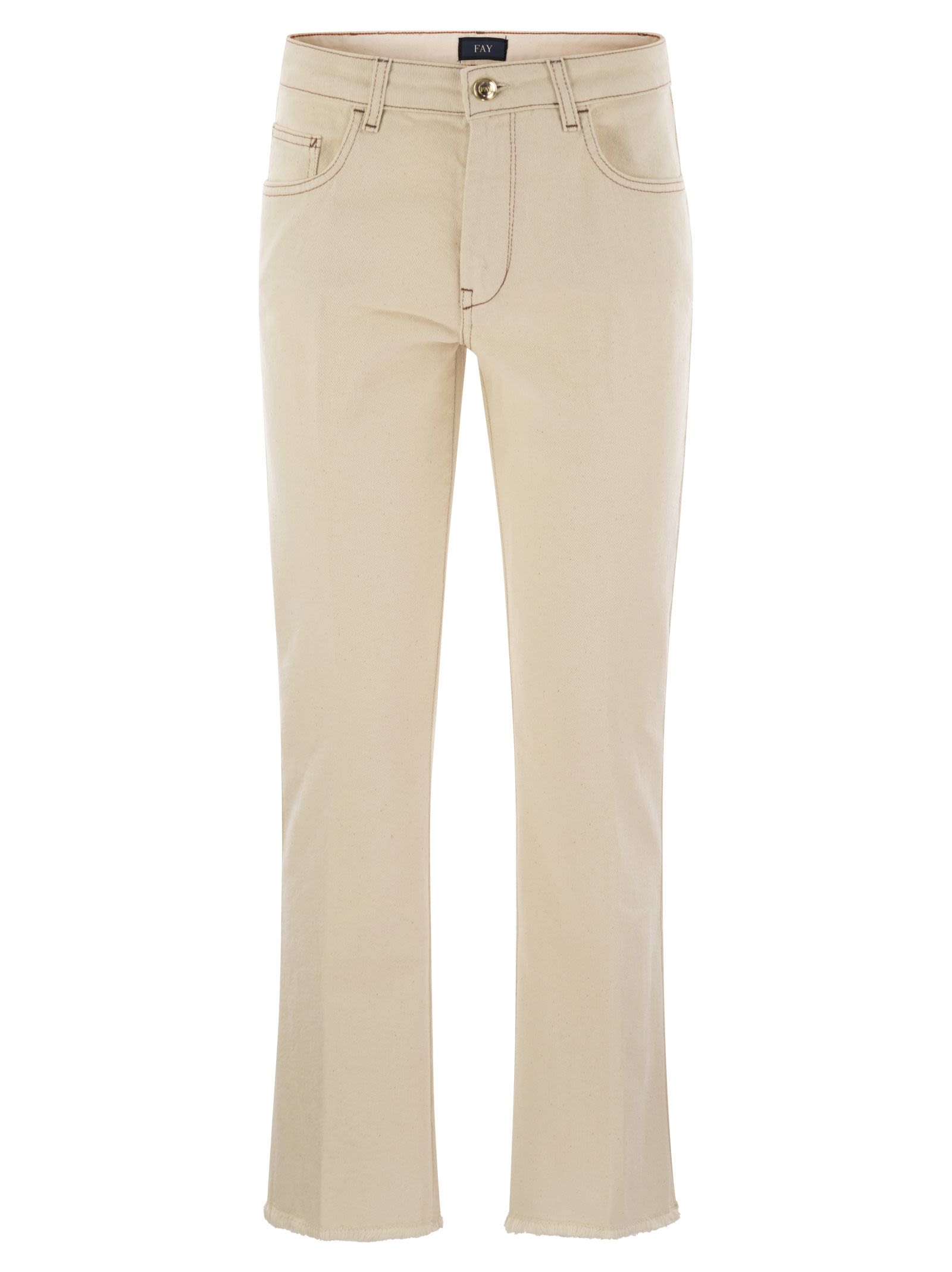 Fay Women Denim 5-Pocket Trousers FAY