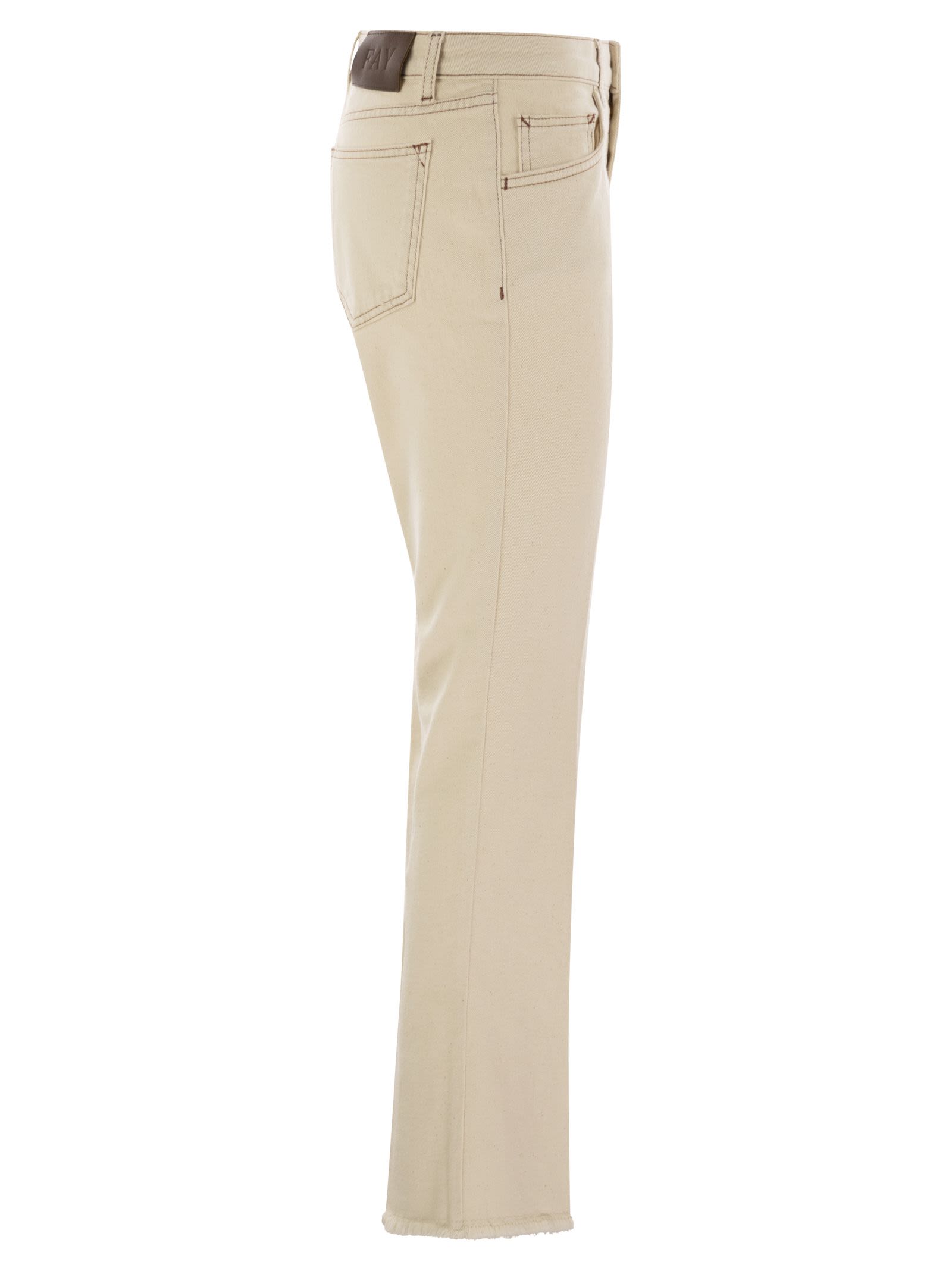 Fay Women Denim 5-Pocket Trousers FAY