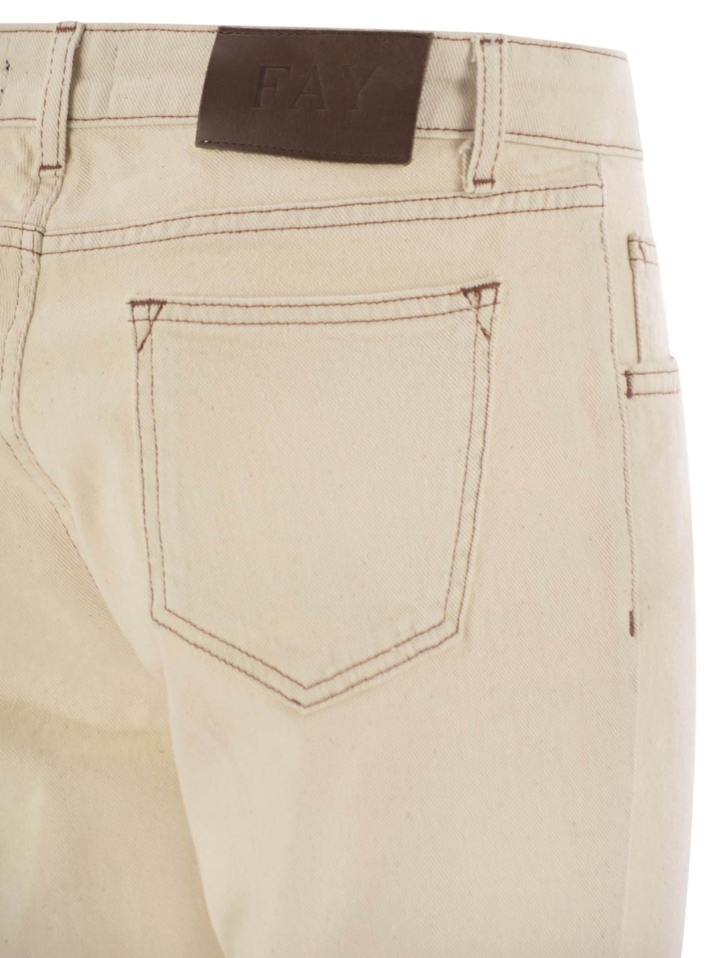 Fay Women Denim 5-Pocket Trousers FAY