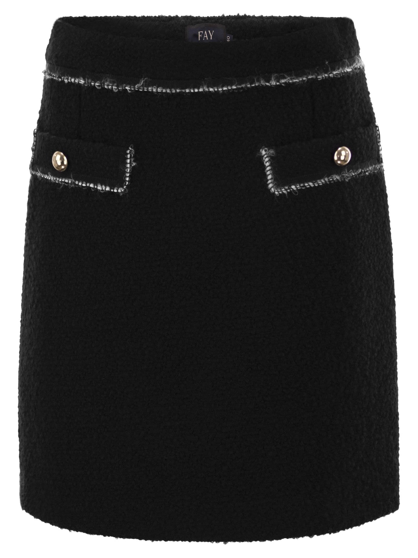 Fay Women Wool Short Skirt FAY