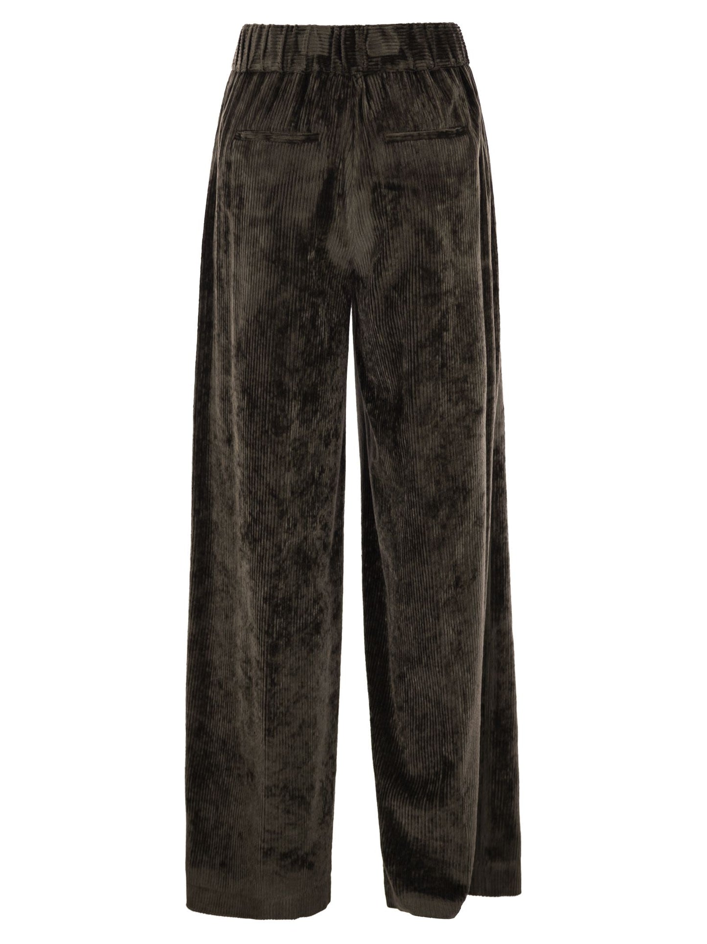 Peserico Women Fluid Corduroy Trousers PESERICO
