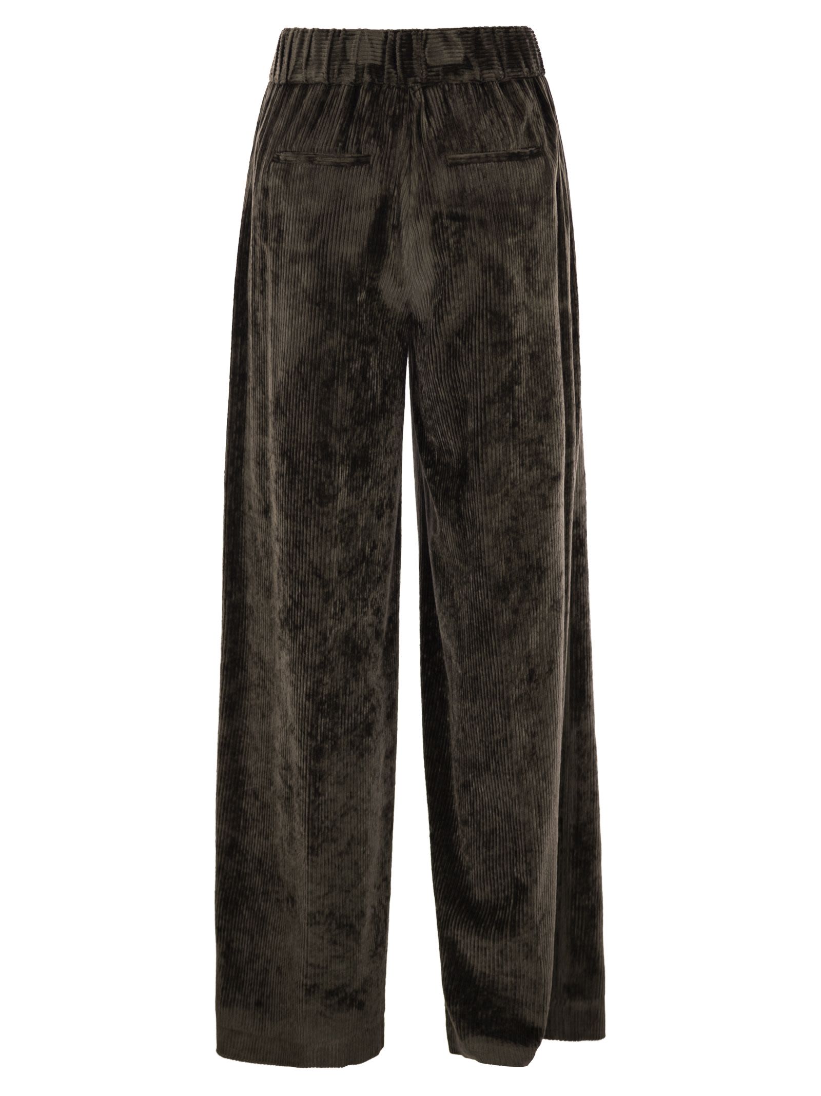 Peserico Women Fluid Corduroy Trousers PESERICO