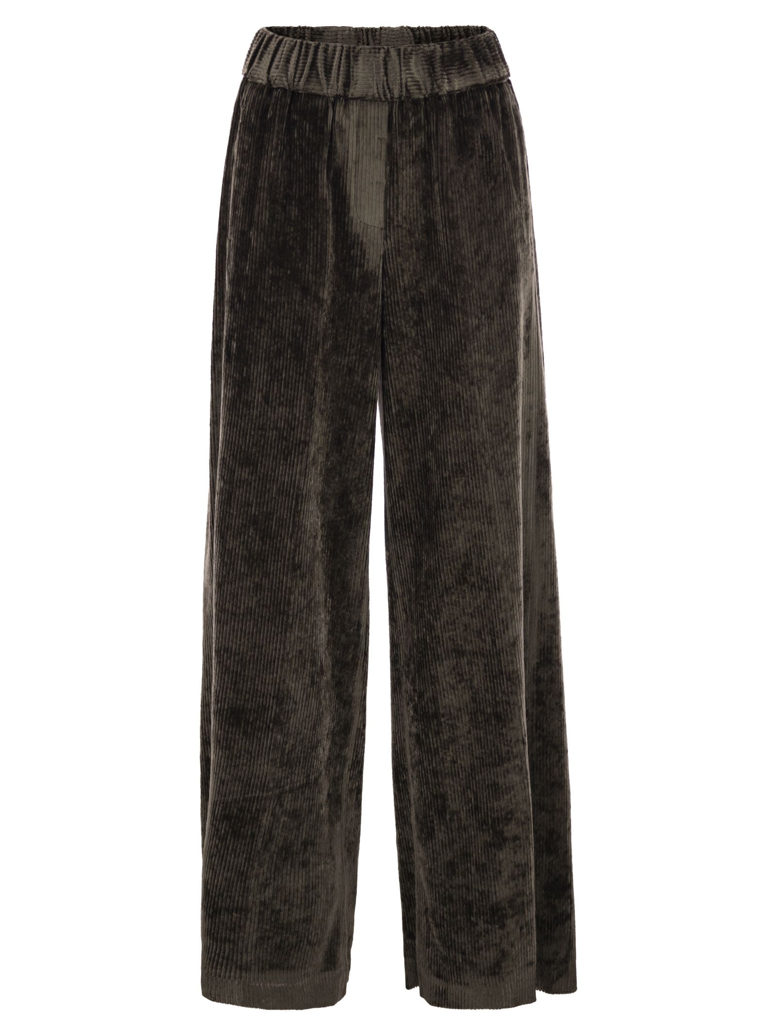 Peserico Women Fluid Corduroy Trousers PESERICO