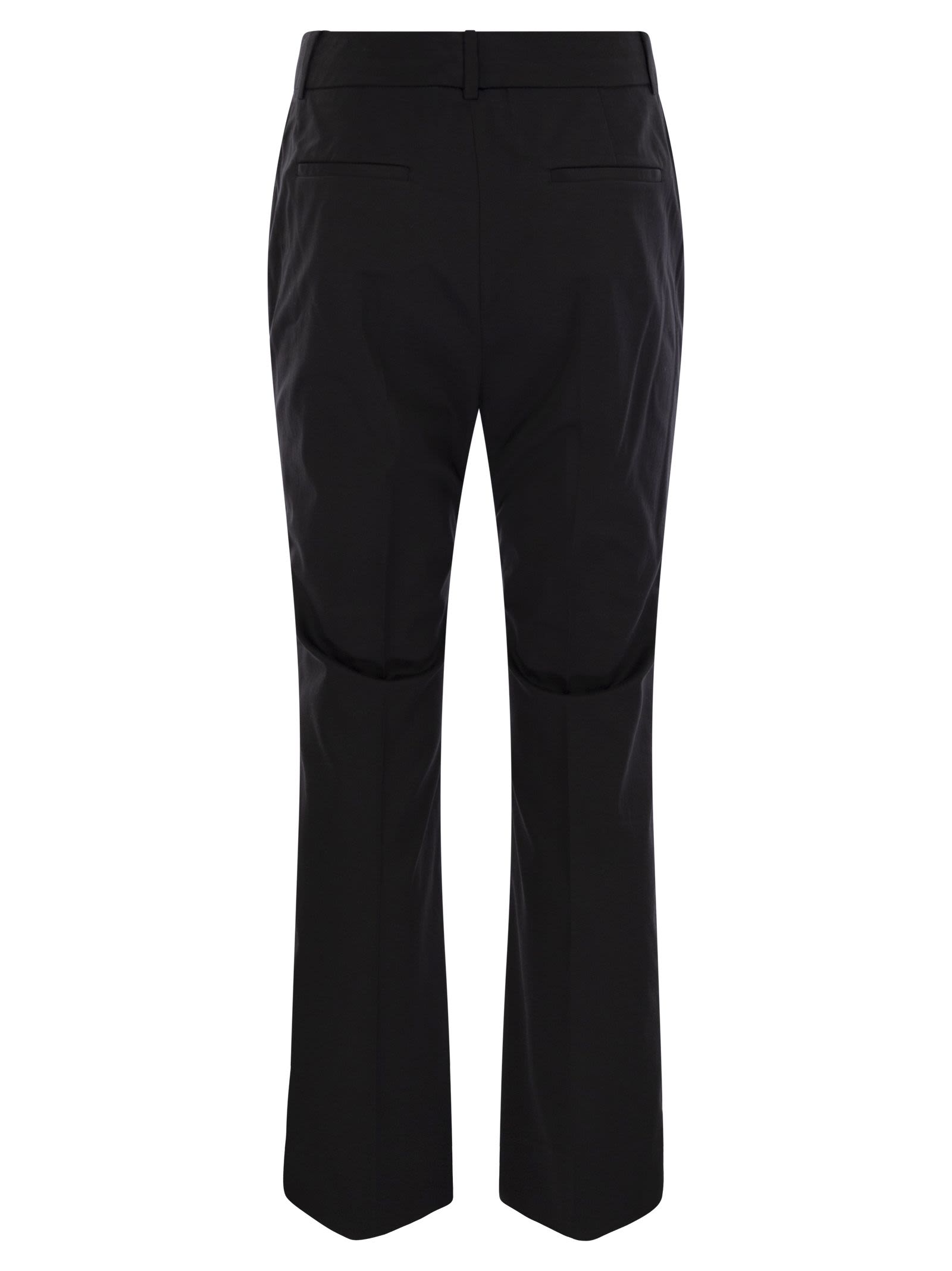 Peserico Women Stretch Cotton Trousers PESERICO
