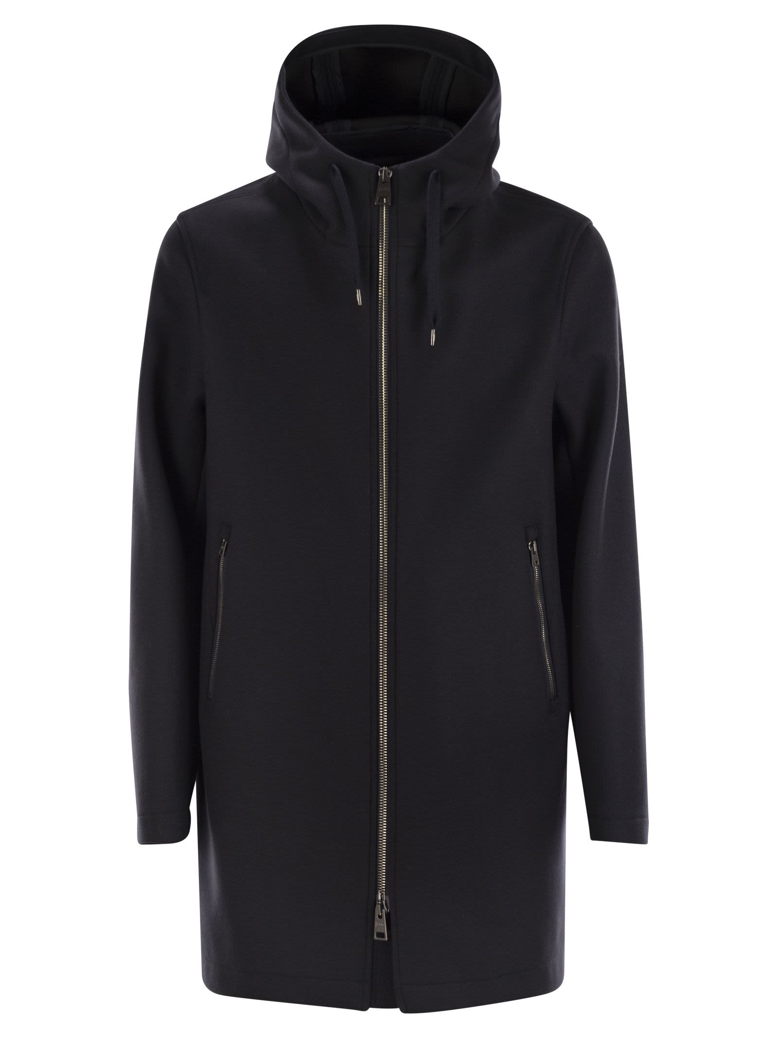 Herno Men Hooded Parka In Technical Fabric HERNO