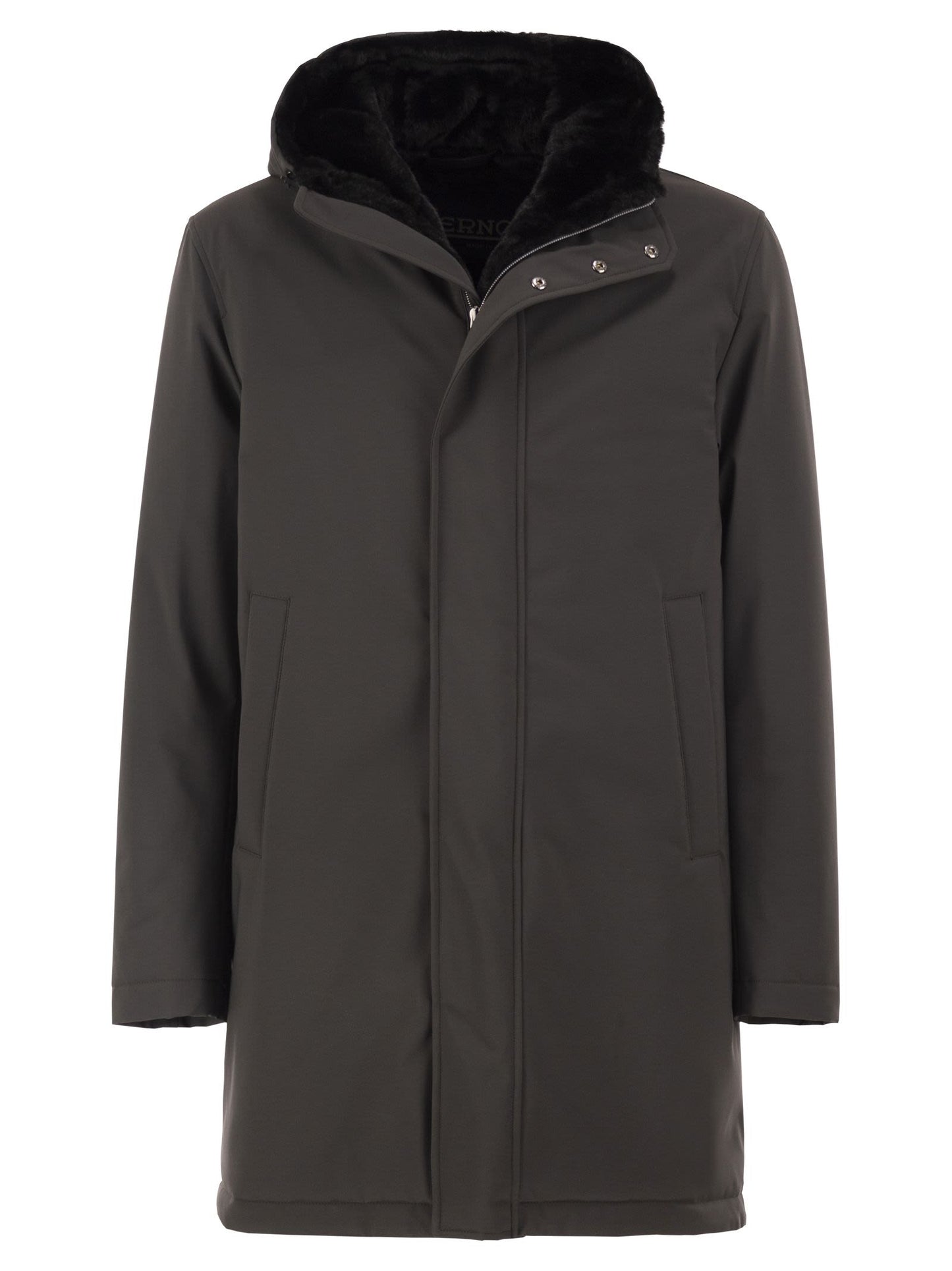 Herno Men Technical Hooded Coat HERNO