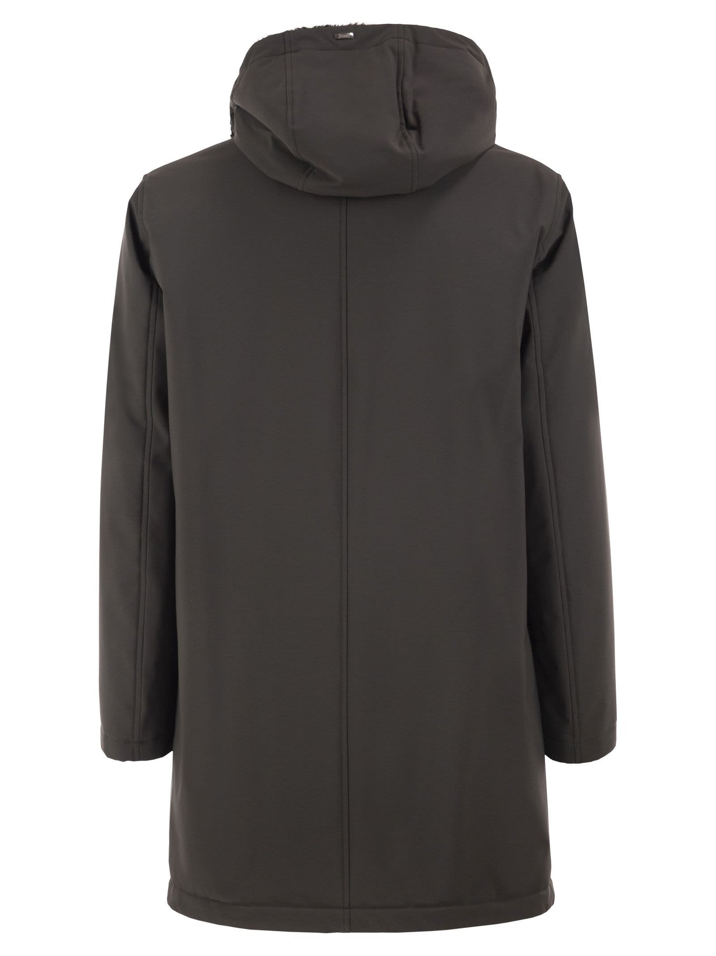 Herno Men Technical Hooded Coat HERNO