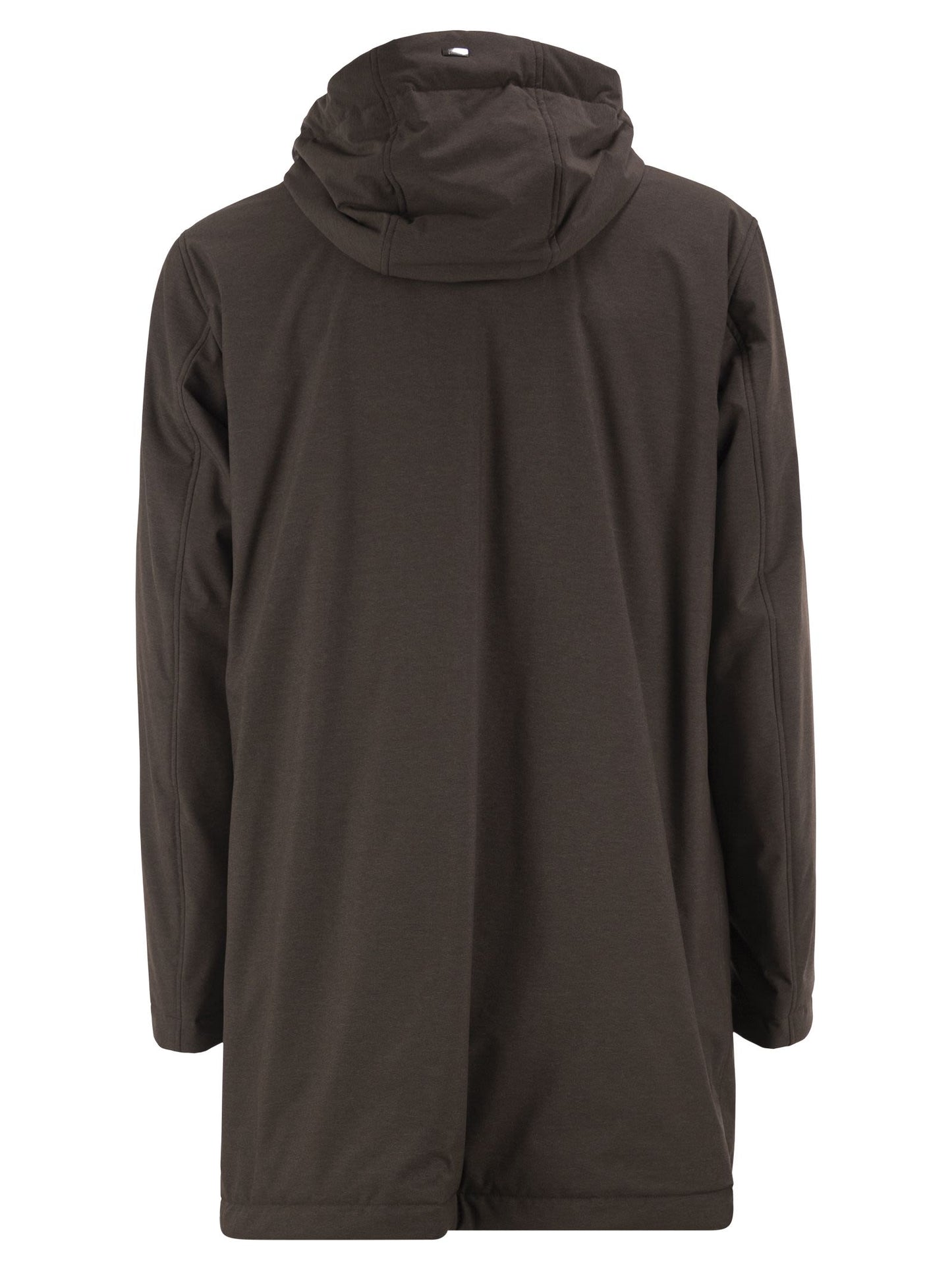 Herno Men Lightweight Stretch Technical Parka With Hood HERNO