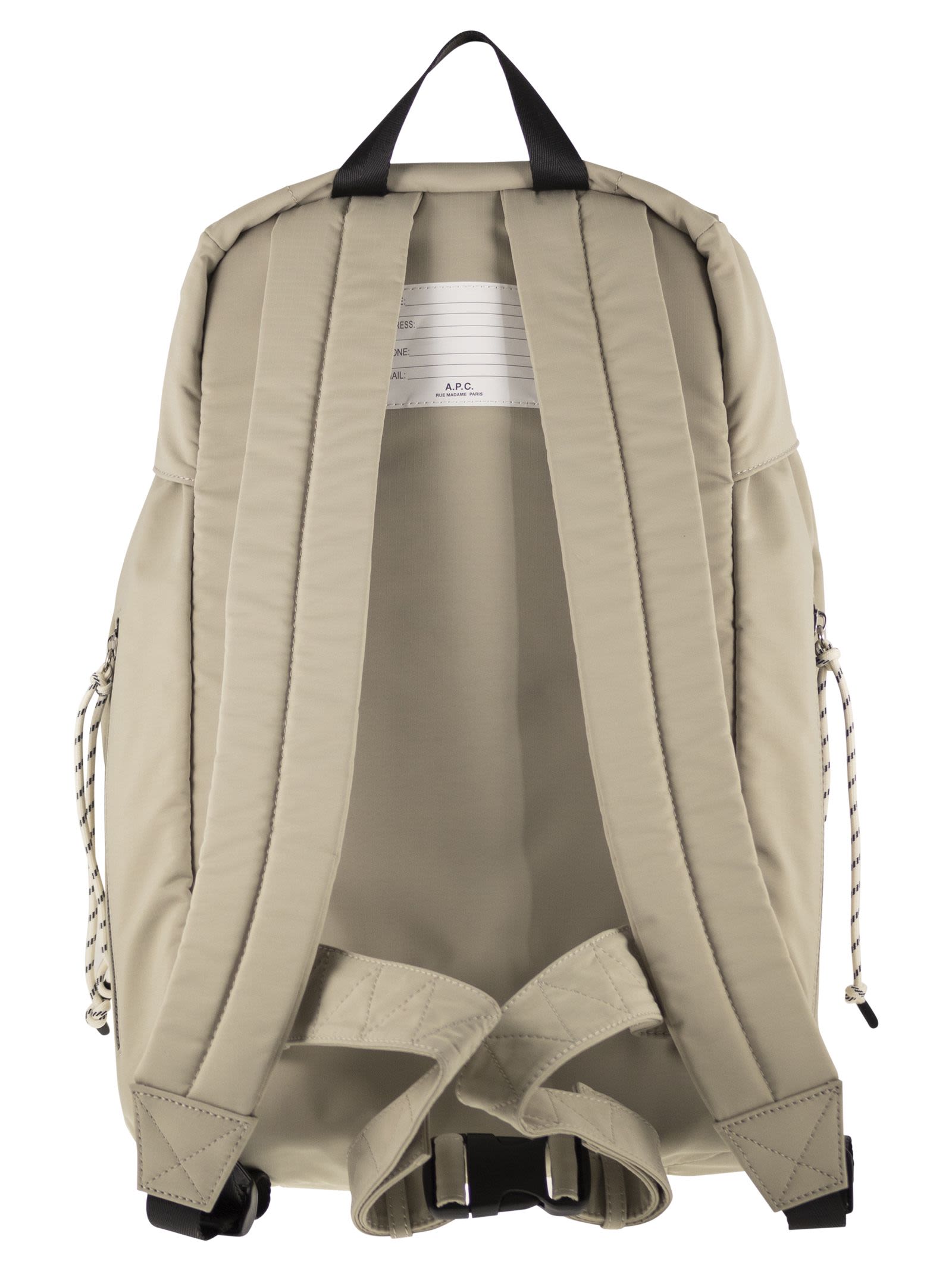 A.P.C. Men Technical Nylon Backpack With Flap Closure A.P.C.