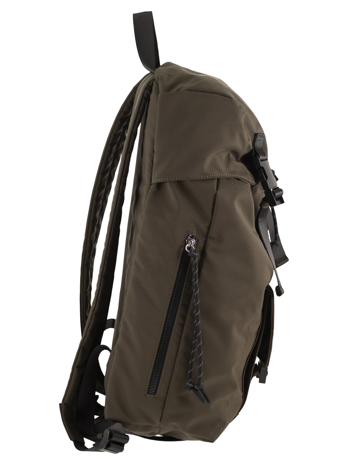 A.P.C. Men Nylon Backpack With Buckles And Pockets A.P.C.