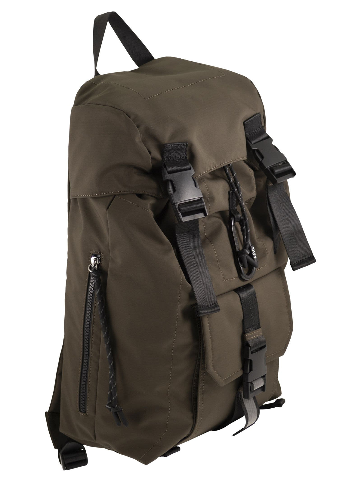 A.P.C. Men Nylon Backpack With Buckles And Pockets A.P.C.