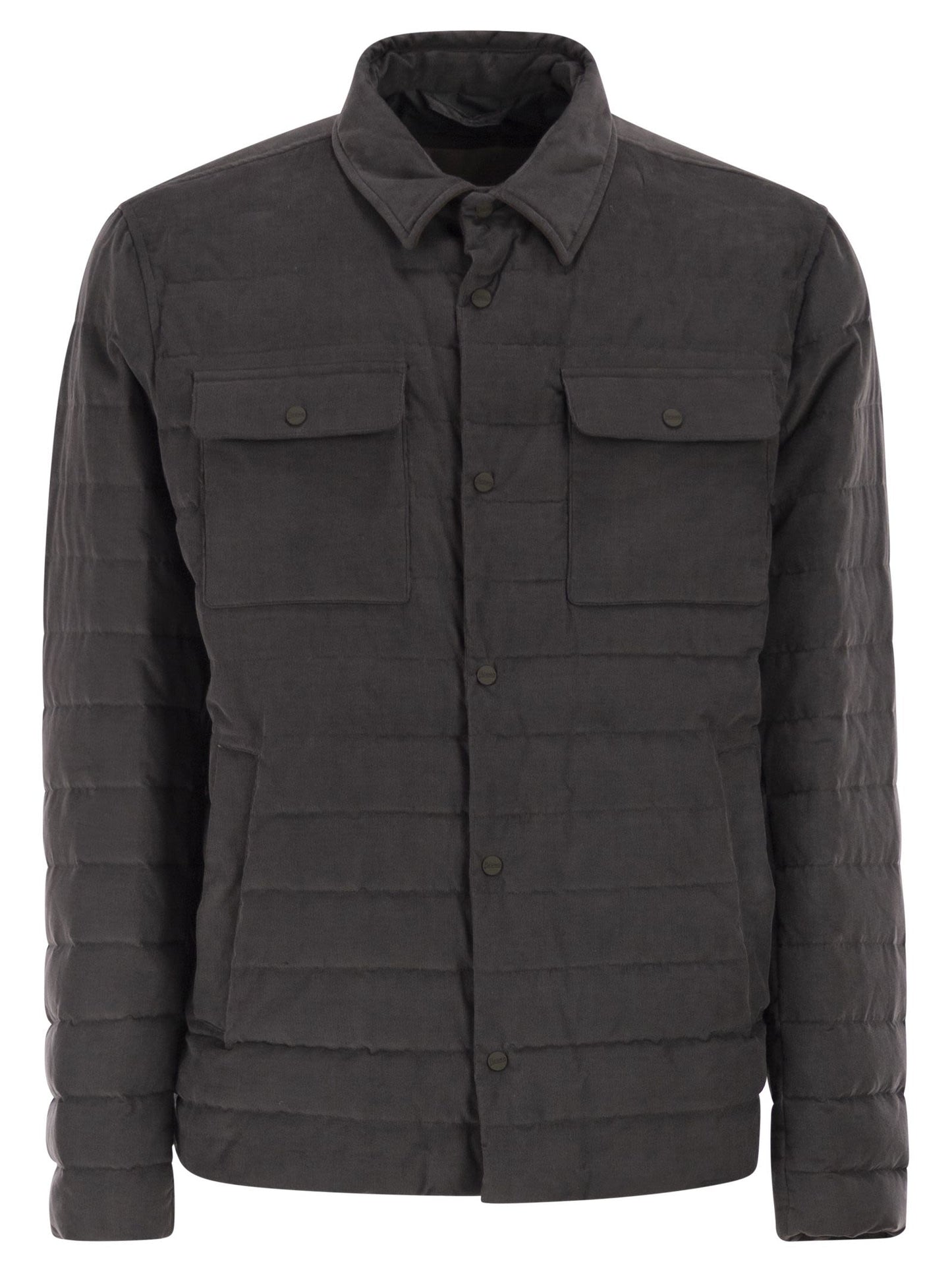 Herno Men Shirt-Style Down Jacket HERNO