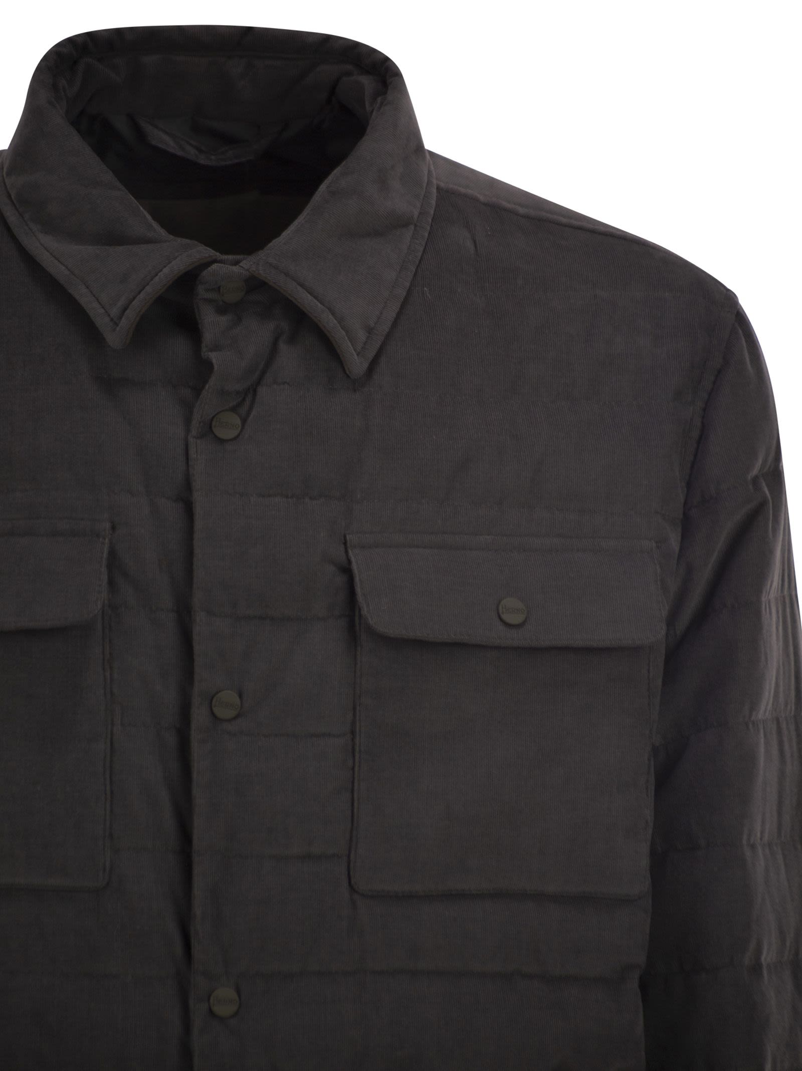 Herno Men Shirt-Style Down Jacket HERNO