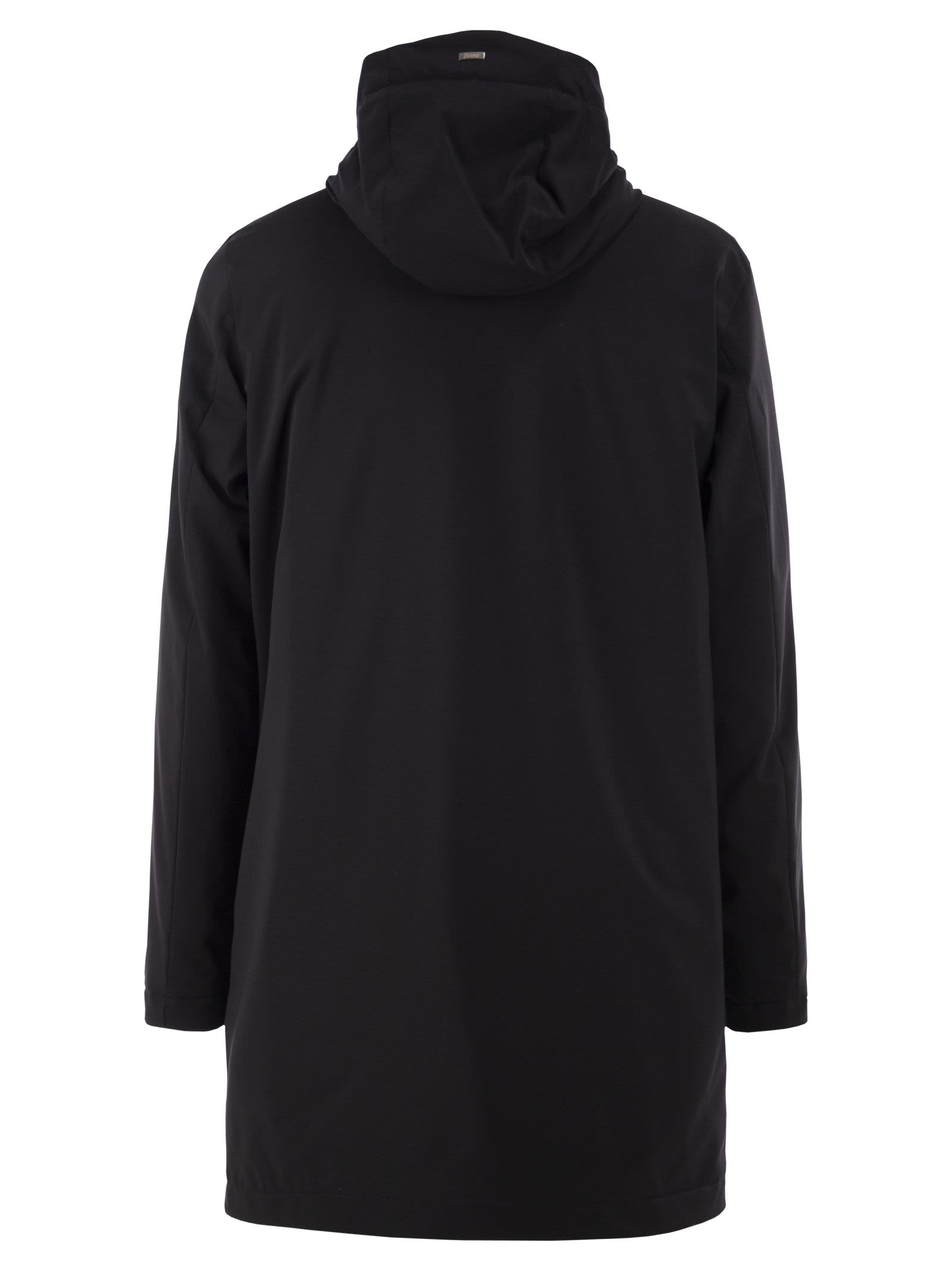 Herno Men Stretch Technical Fabric Hooded Padded Parka HERNO
