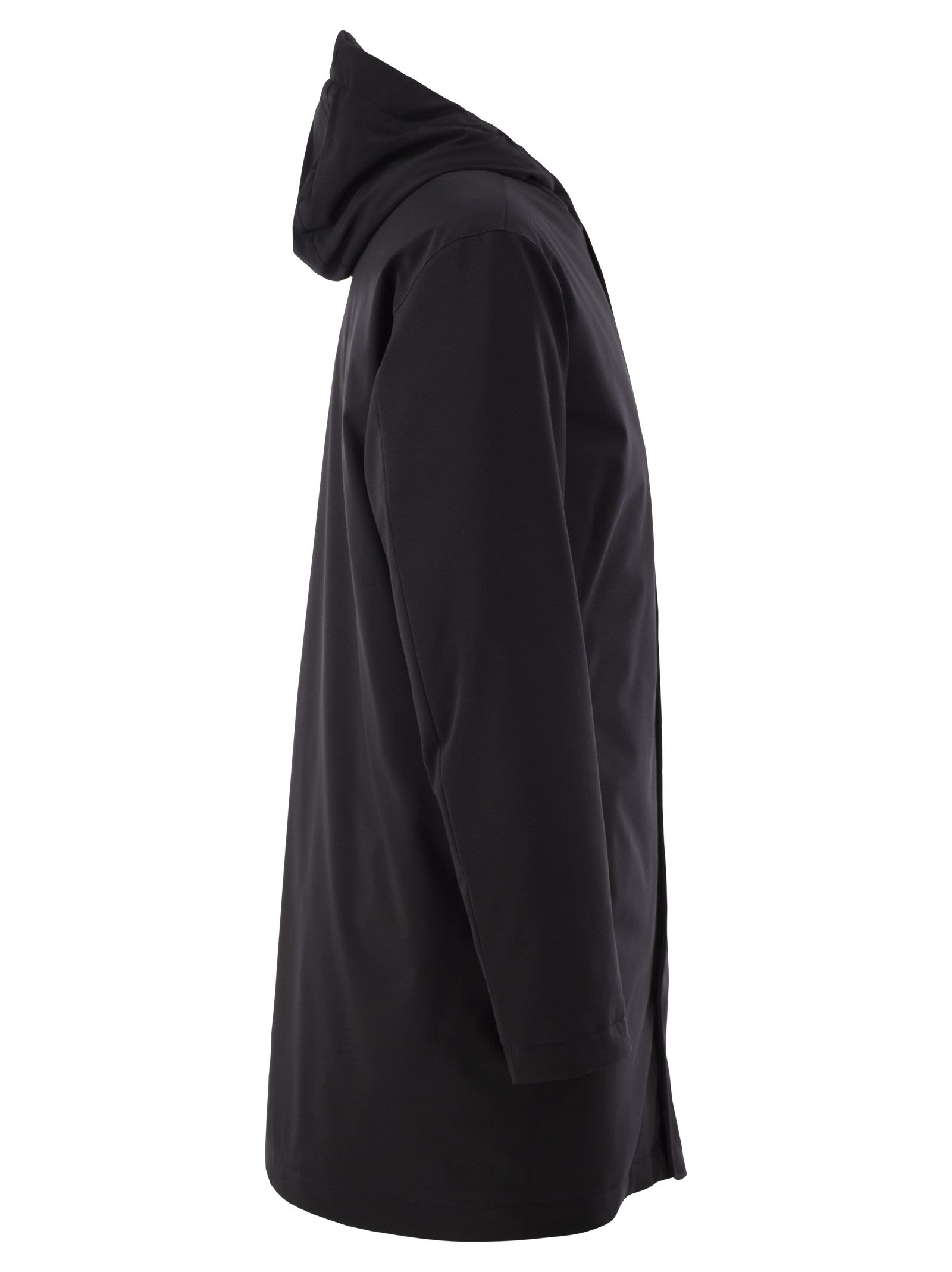 Herno Men Stretch Technical Fabric Hooded Padded Parka HERNO