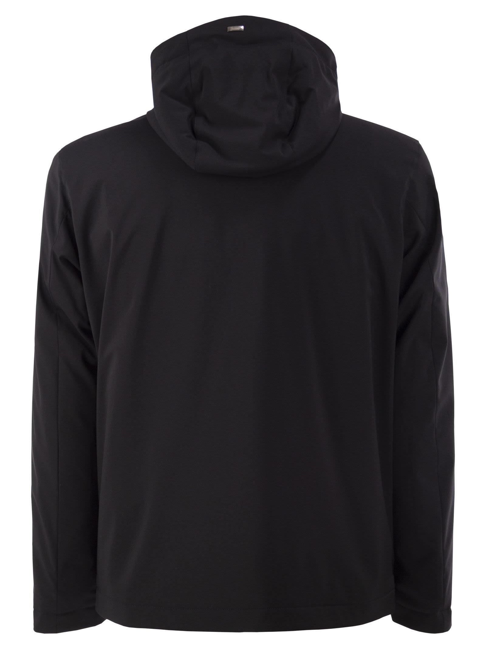 Herno Men Stretch Technical Fabric Hooded Padded Jacket HERNO