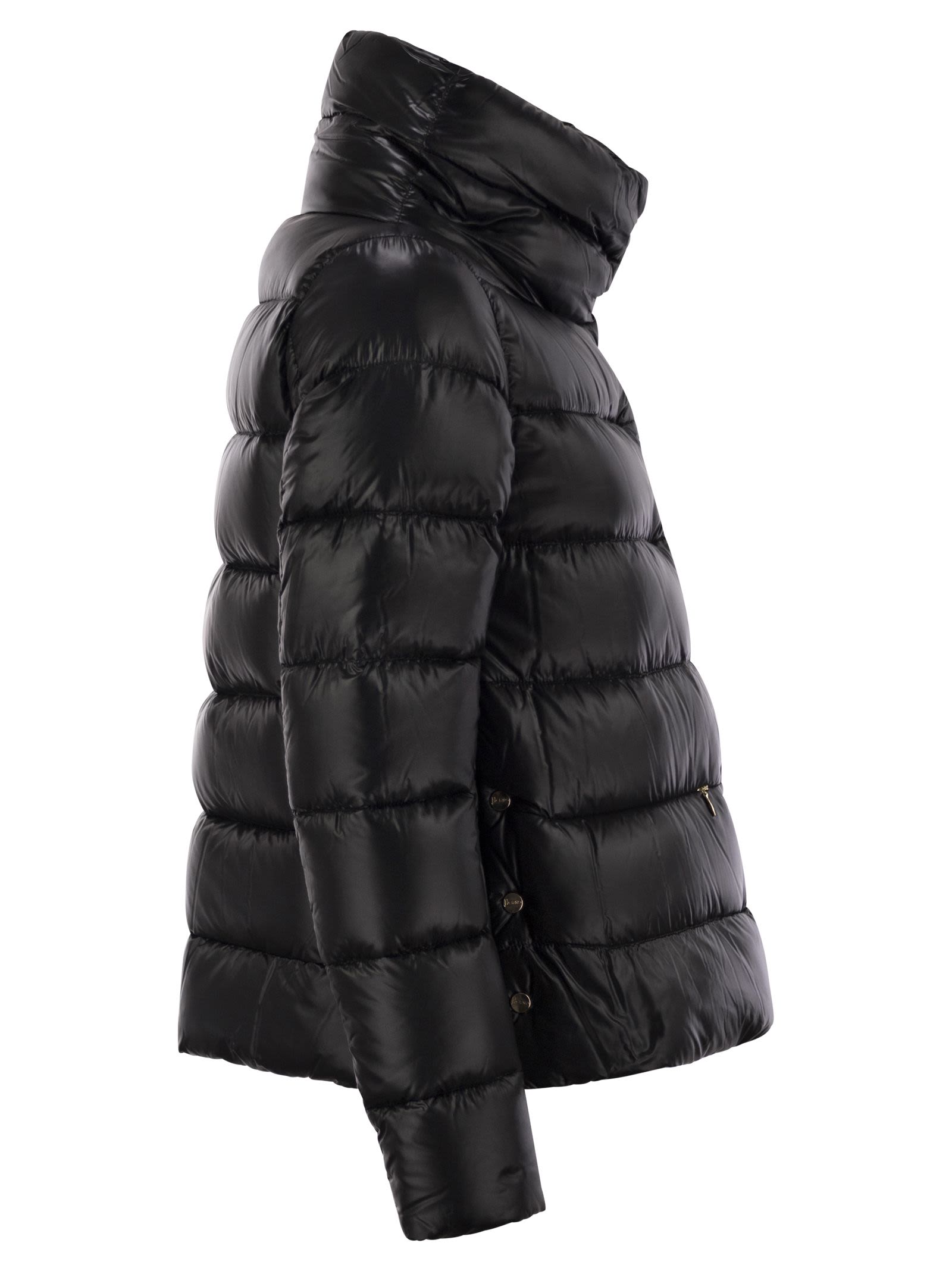 Herno Women Down Jacket With Ring Collar HERNO