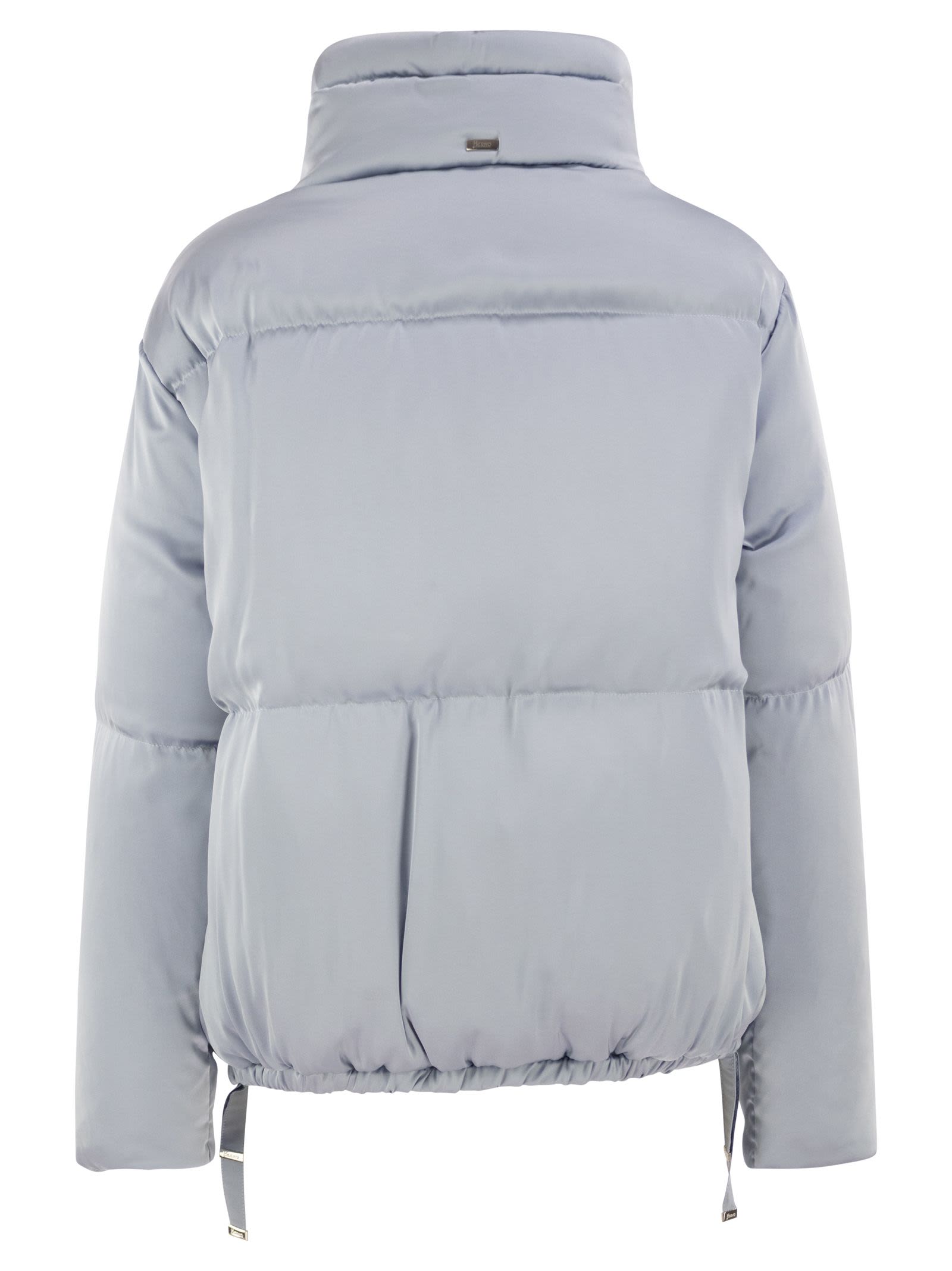 Herno Women High-Neck Down Jacket With Drawstring Collar HERNO