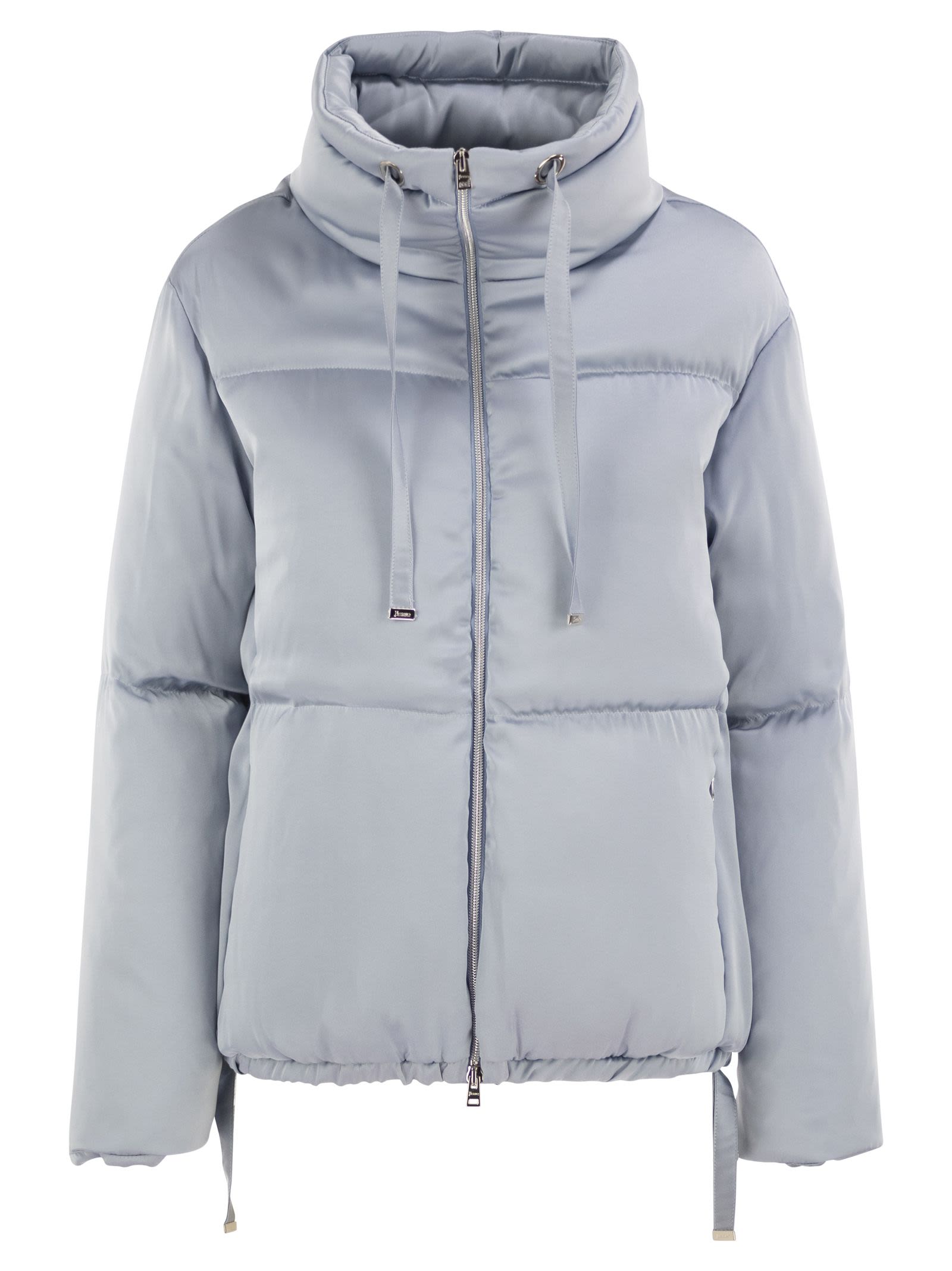 Herno Women High-Neck Down Jacket With Drawstring Collar HERNO