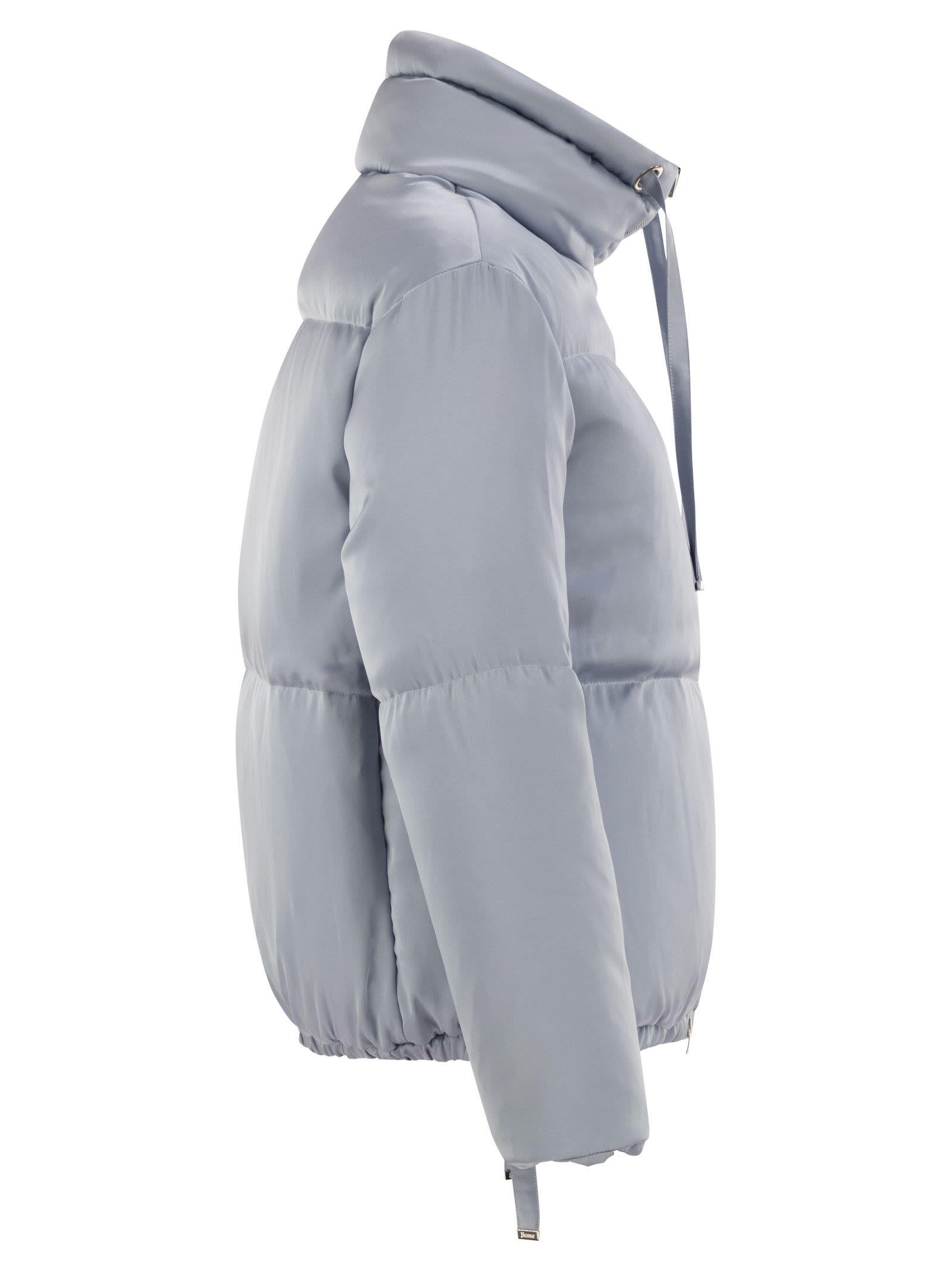 Herno Women High-Neck Down Jacket With Drawstring Collar HERNO
