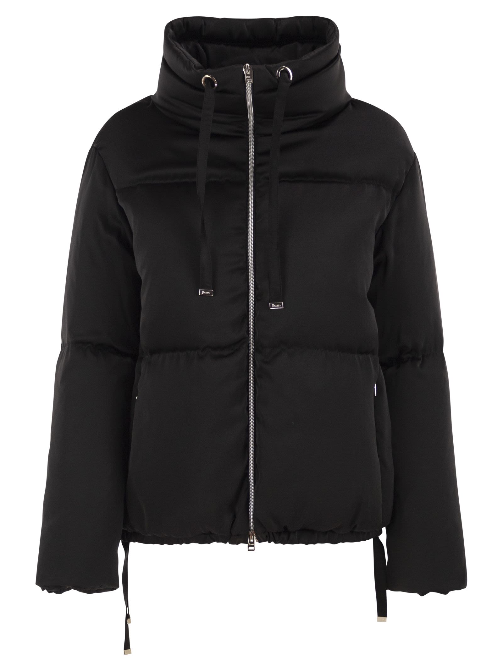 Herno Women High-Neck Down Jacket With Drawstring Collar HERNO