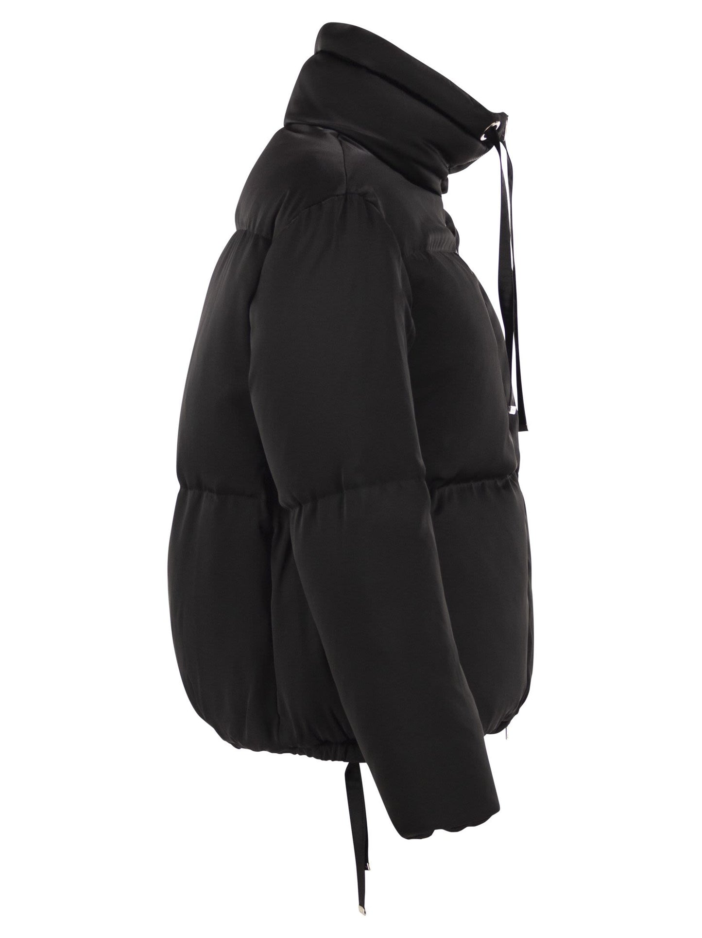 Herno Women High-Neck Down Jacket With Drawstring Collar HERNO