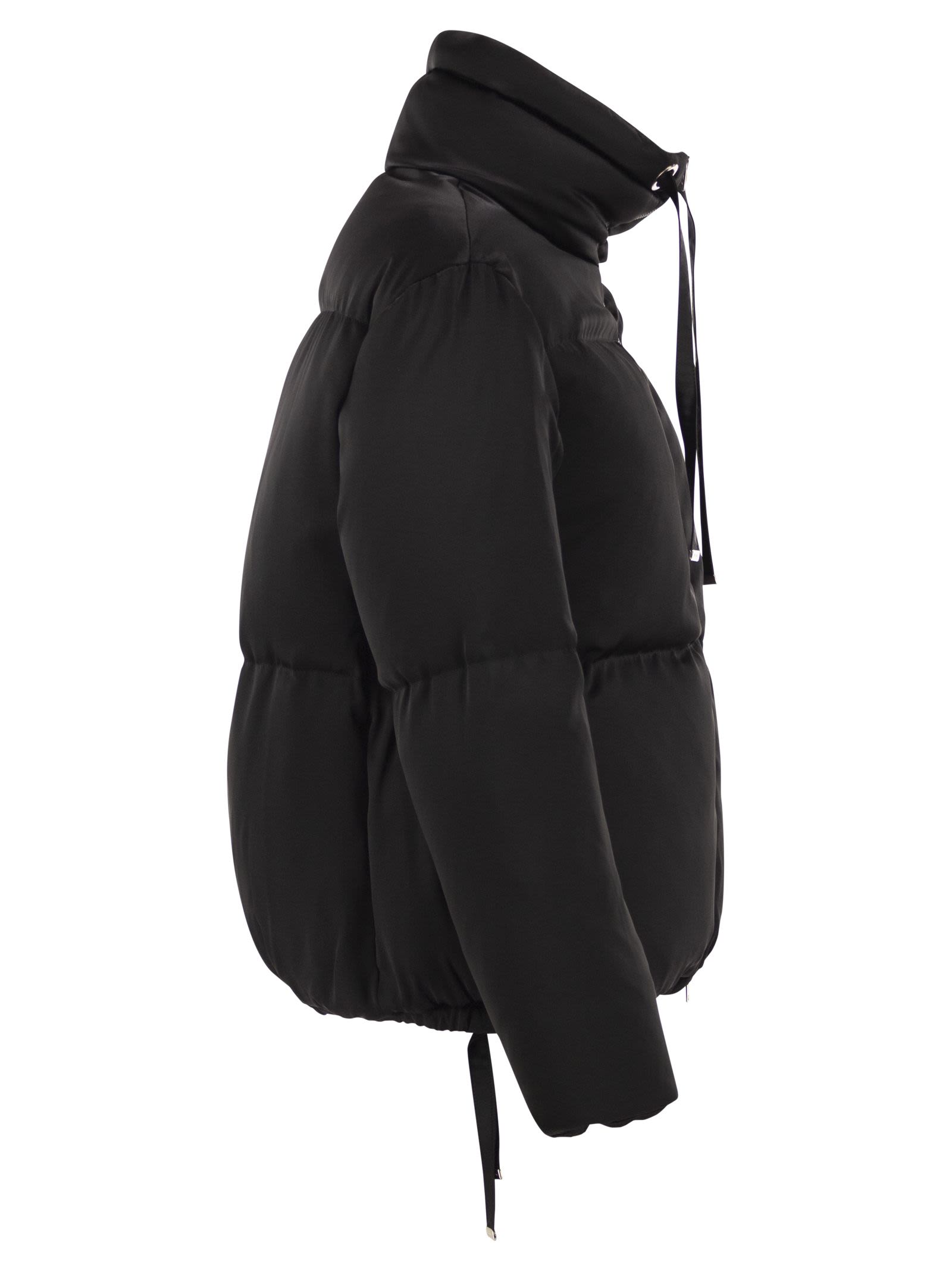 Herno Women High-Neck Down Jacket With Drawstring Collar HERNO