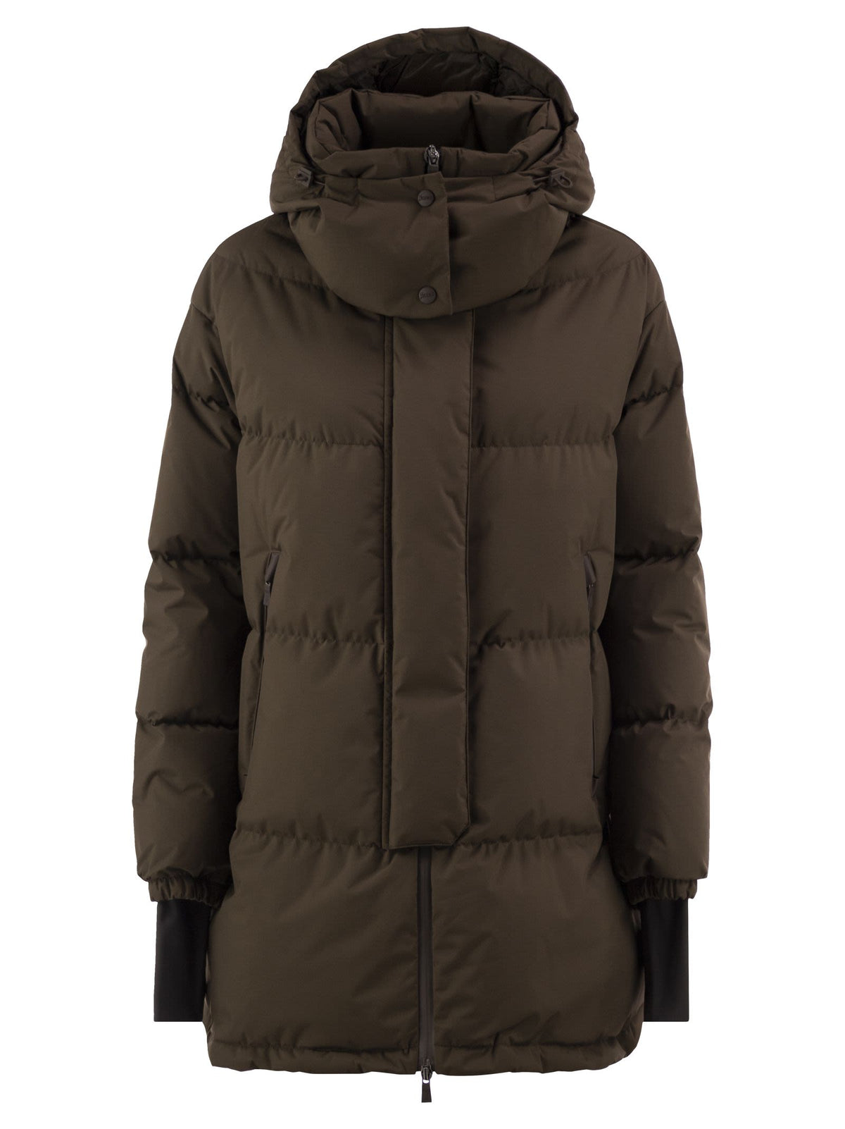 Herno Women Medium 2-Layer Hooded Down Jacket HERNO