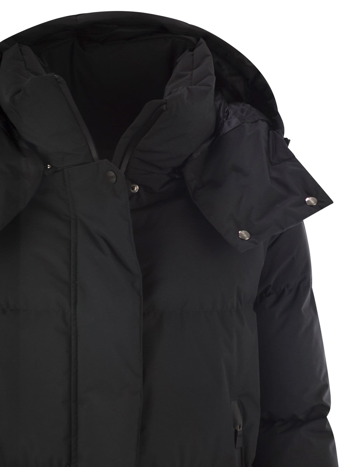 Herno Women Medium 2-Layer Hooded Down Jacket HERNO