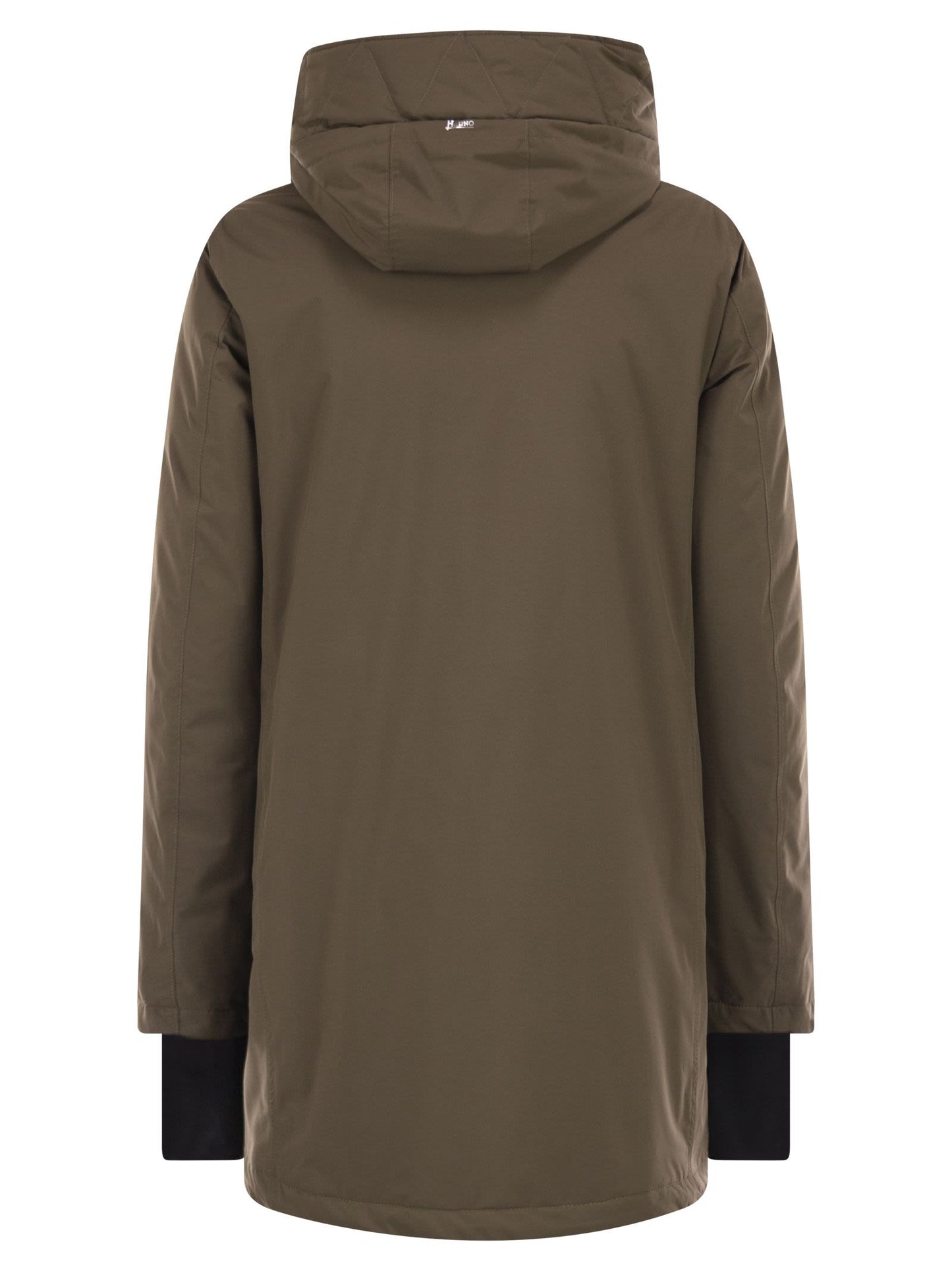 Herno Women A-Shaped Down Jacket With Hood, 2 Layers HERNO