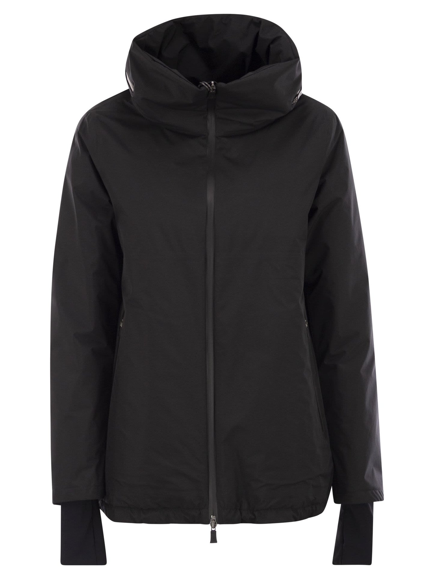 Herno Women A-Shaped Down Jacket With Hood, 2 Layers HERNO