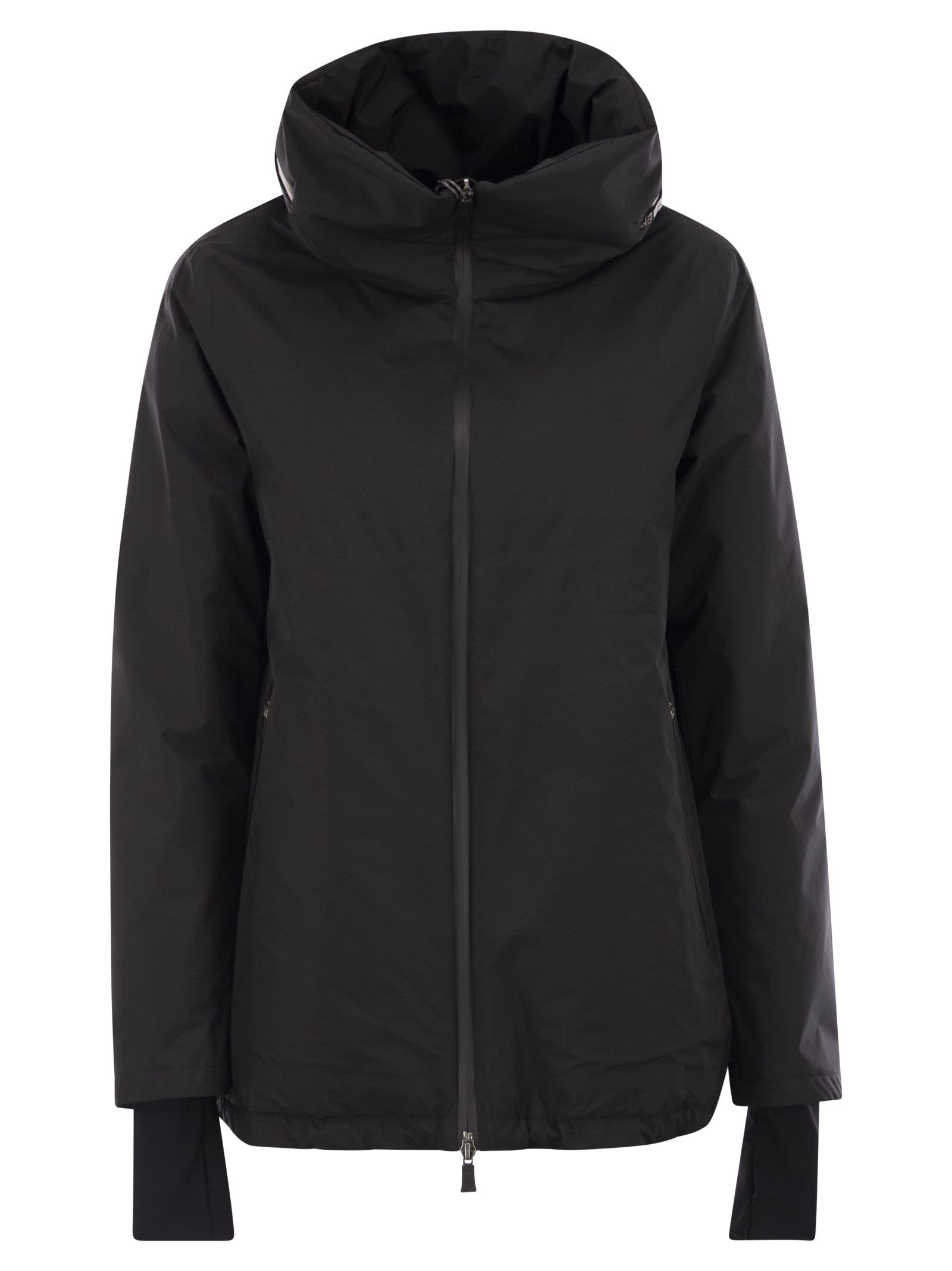Herno Women A-Shaped Down Jacket With Hood, 2 Layers HERNO