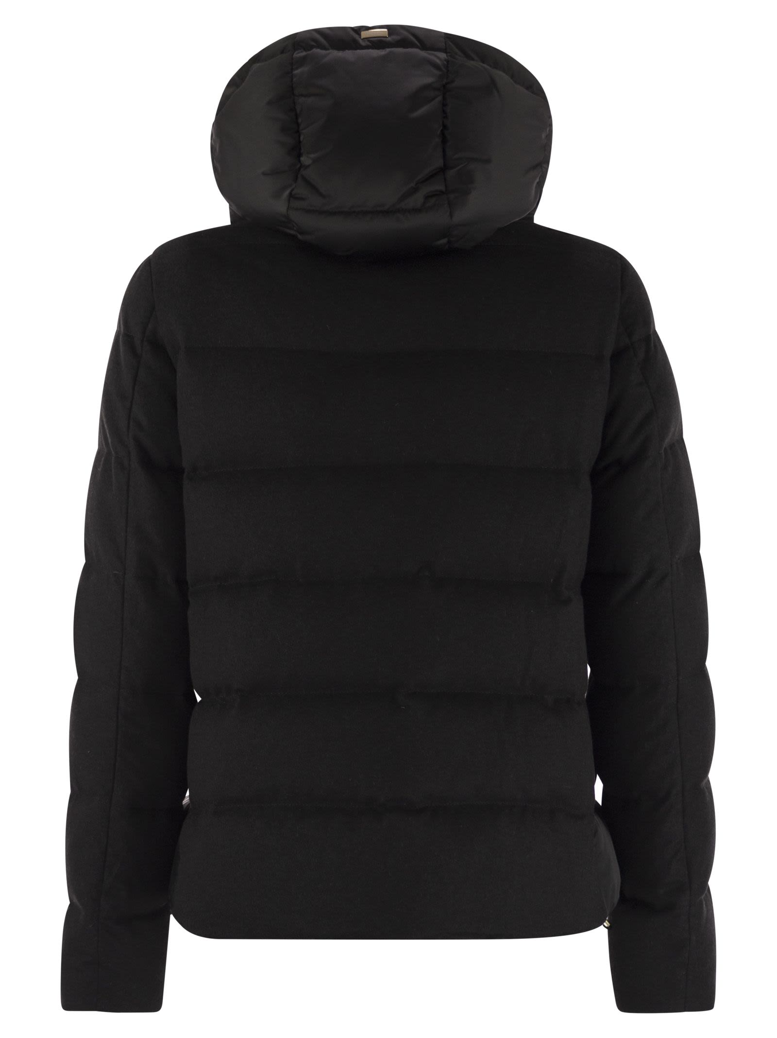 Herno Women Resort Silk And Cashmere Down Jacket HERNO