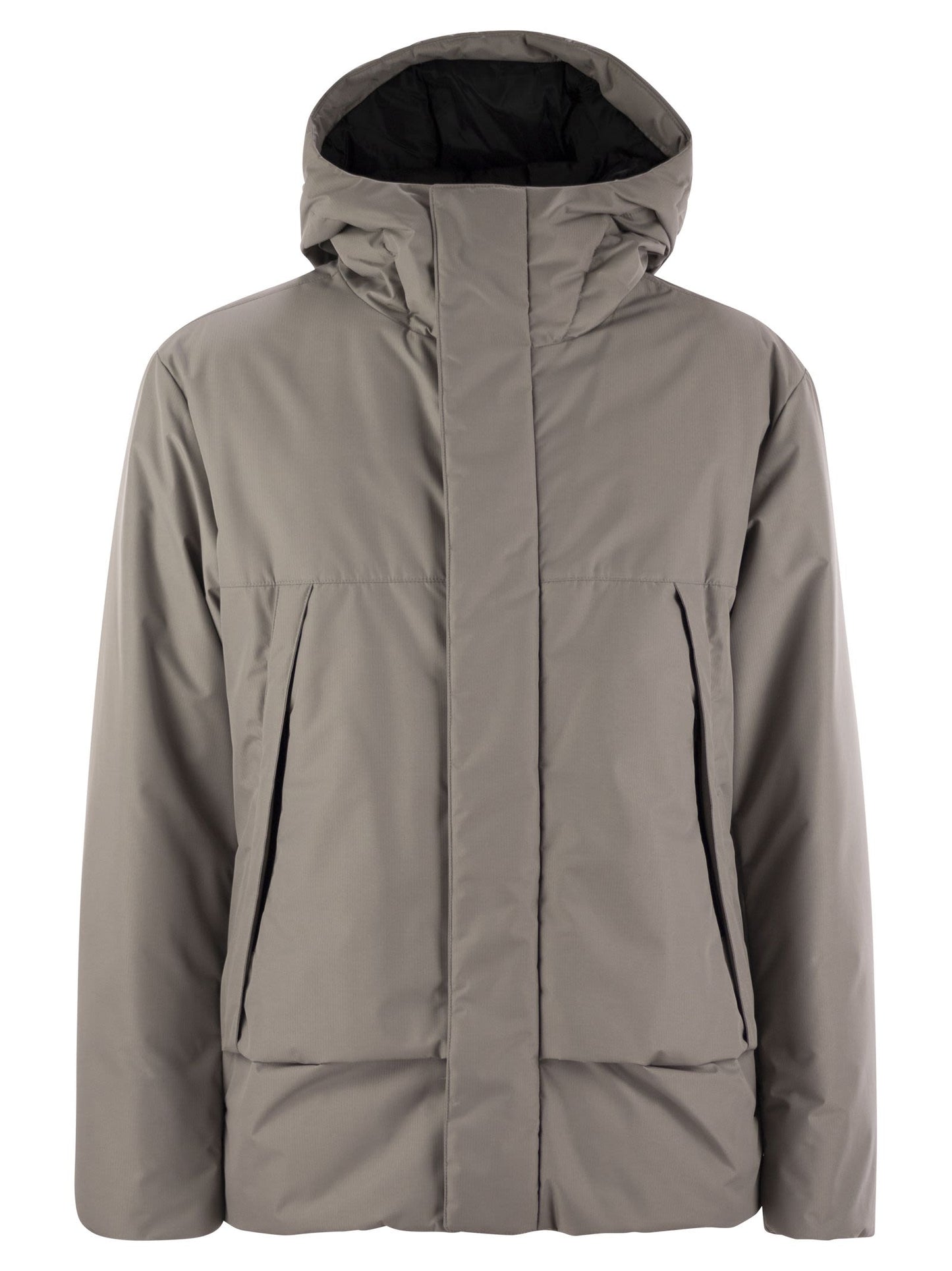 Herno Men Laminar 2 Layers Down Jacket With Hood