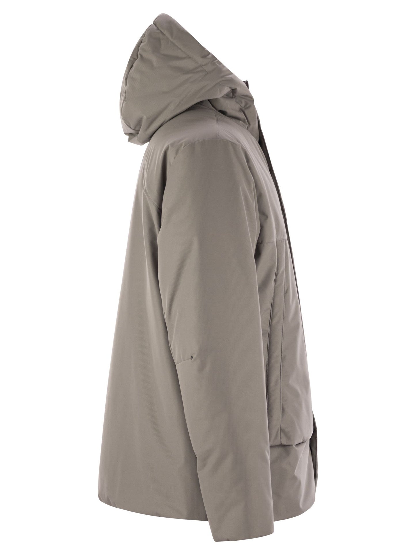 Herno Men Laminar 2 Layers Down Jacket With Hood