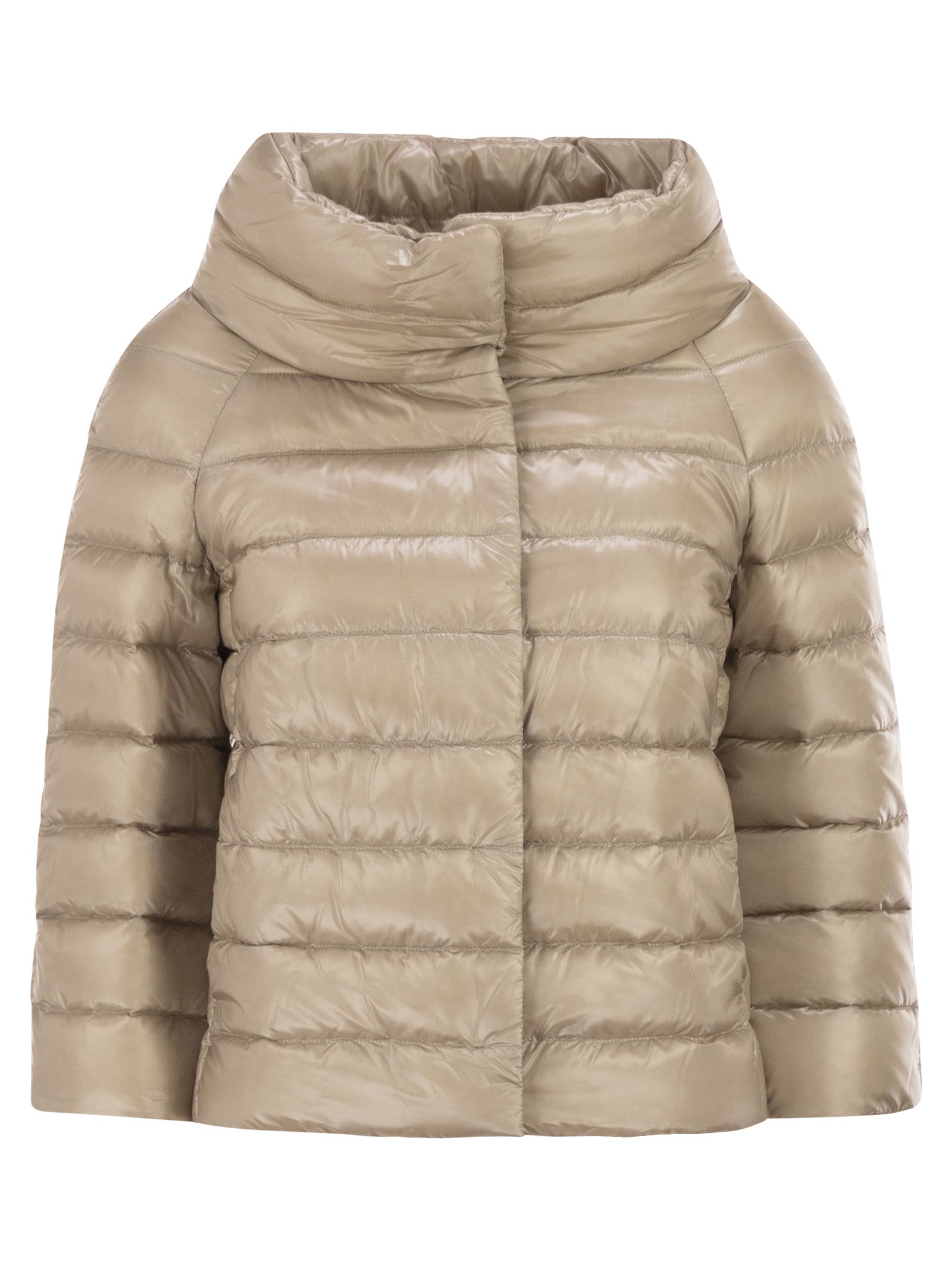 Herno Women Sofia - Mini Cape With 3/4 Sleeves HERNO