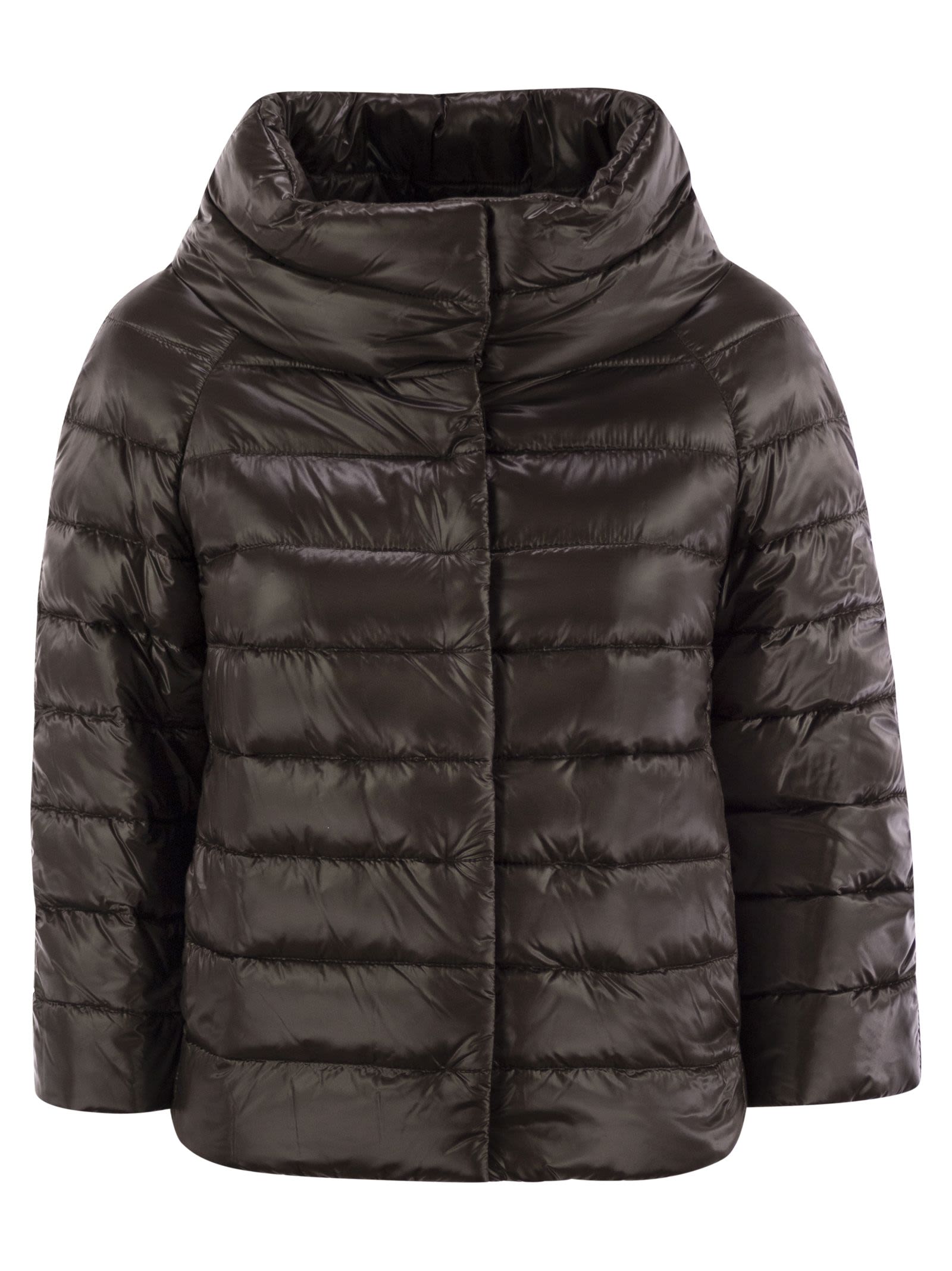 Herno Women Mini Cape With Jewelled Sleeves HERNO