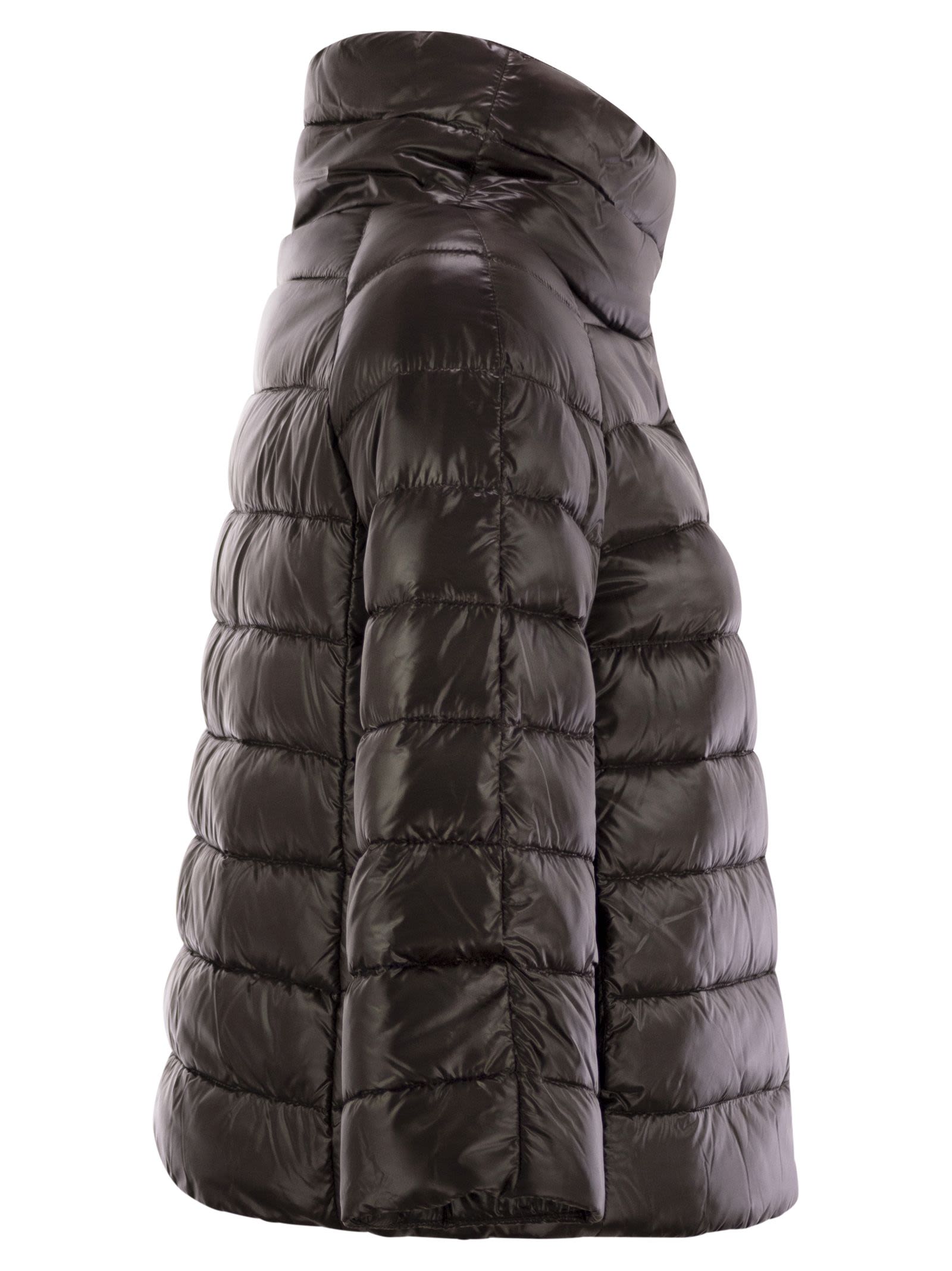 Herno Women Mini Cape With Jewelled Sleeves HERNO