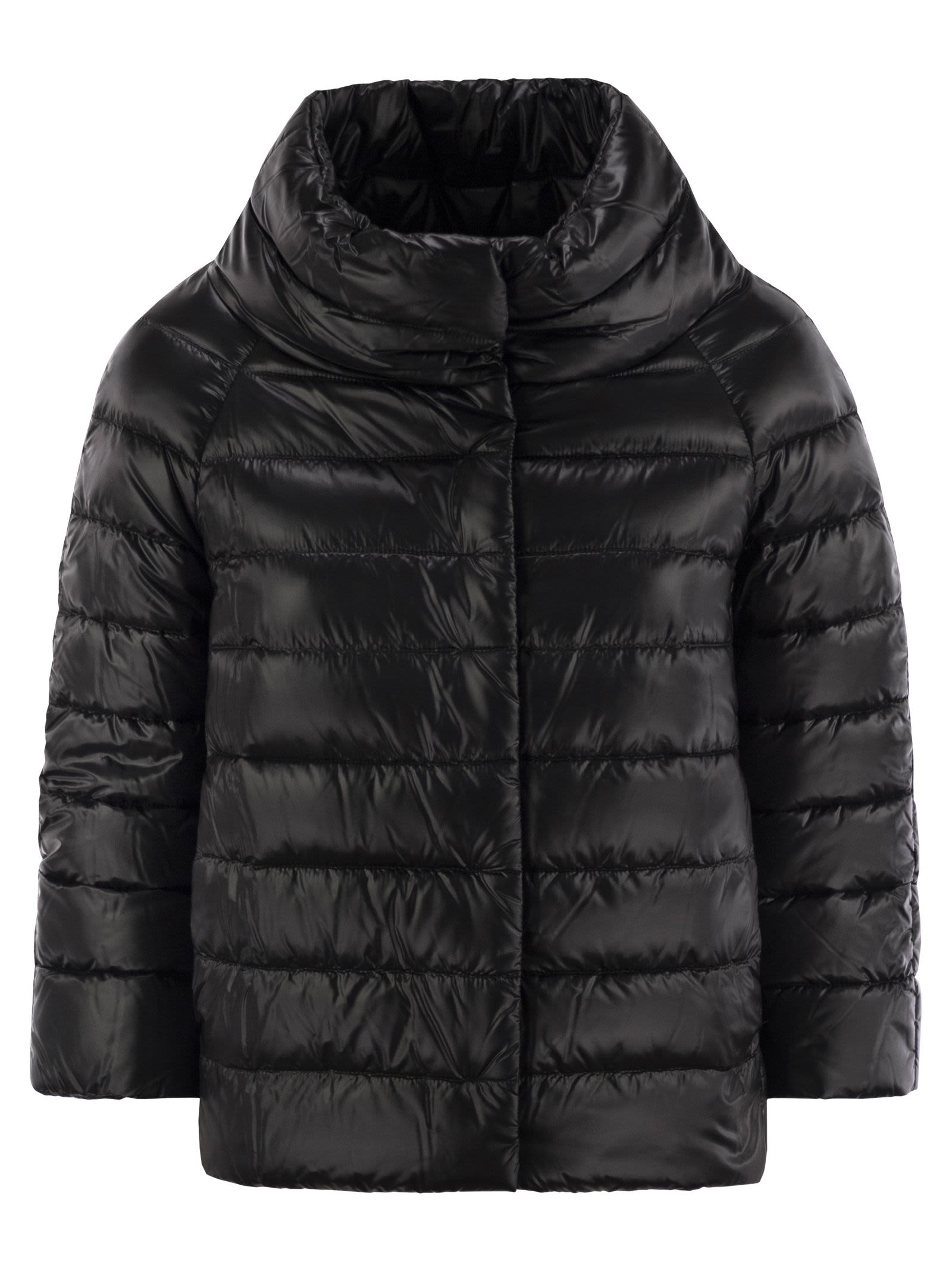 Herno Women Sofia - Mini Cape With 3/4 Sleeves HERNO