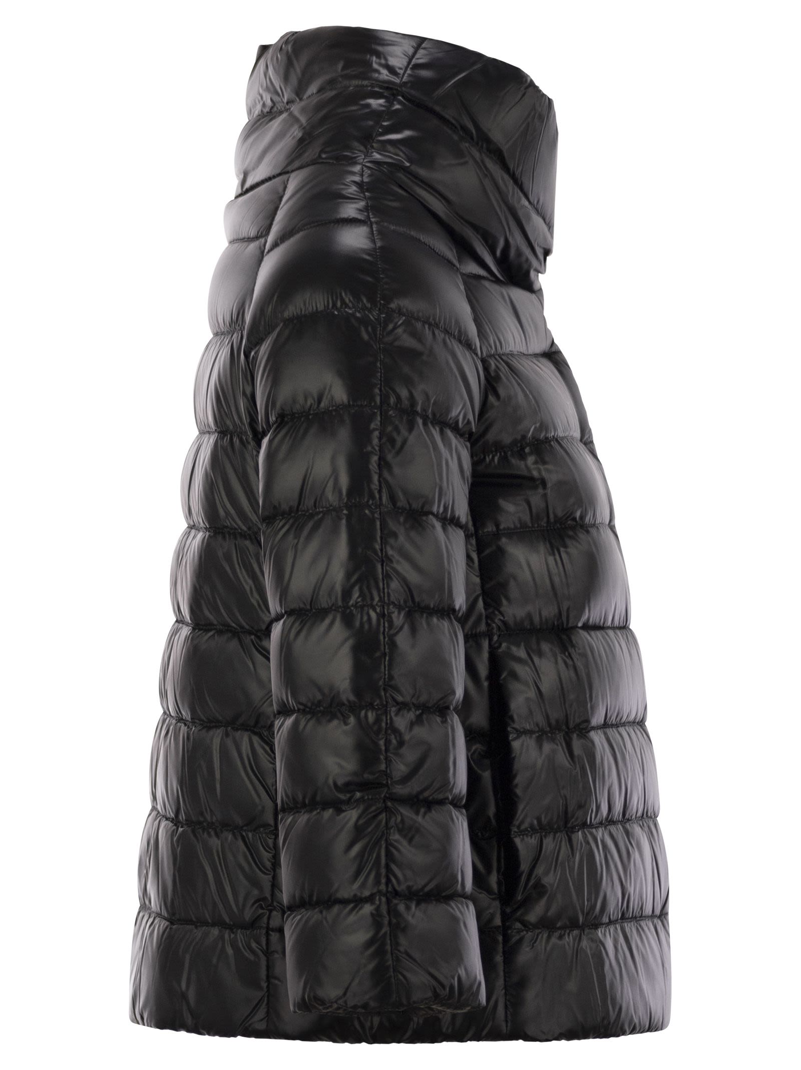 Herno Women Sofia - Mini Cape With 3/4 Sleeves HERNO