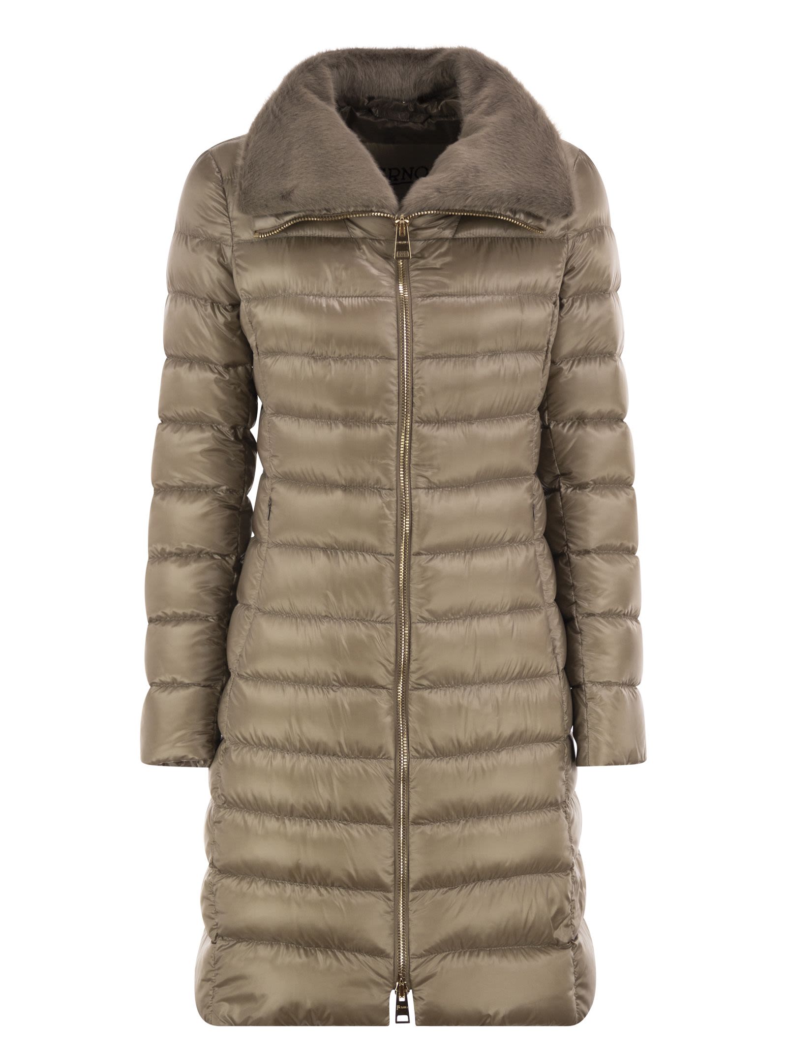 Herno Women Elisa - Long Down Jacket In Ultralight Nylon HERNO